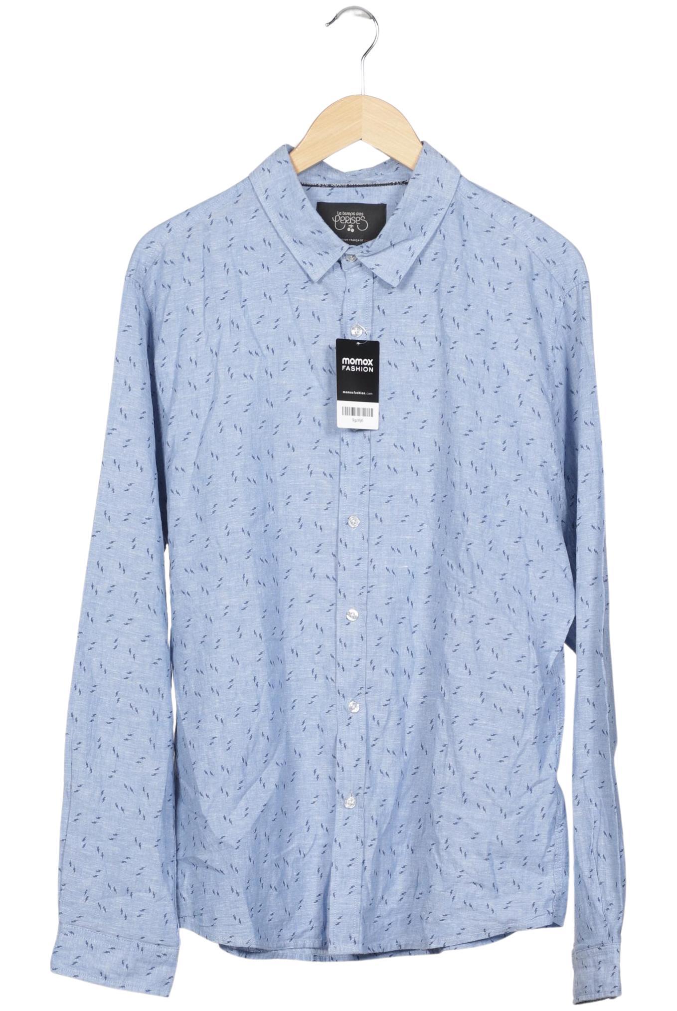 

le temps des cerises Herren Hemd, hellblau, Gr. 56