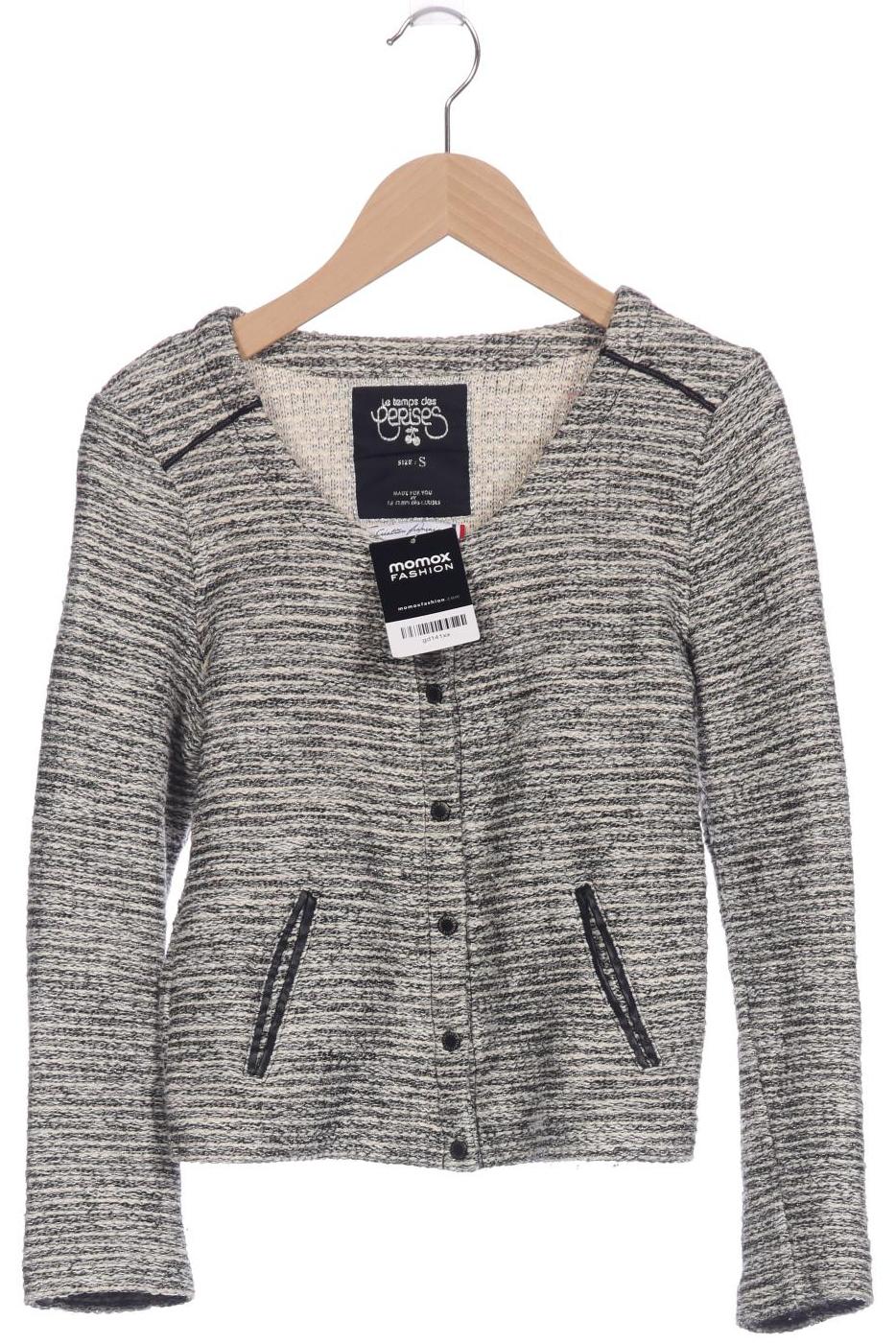 

le temps des cerises Damen Strickjacke, grau, Gr. 36