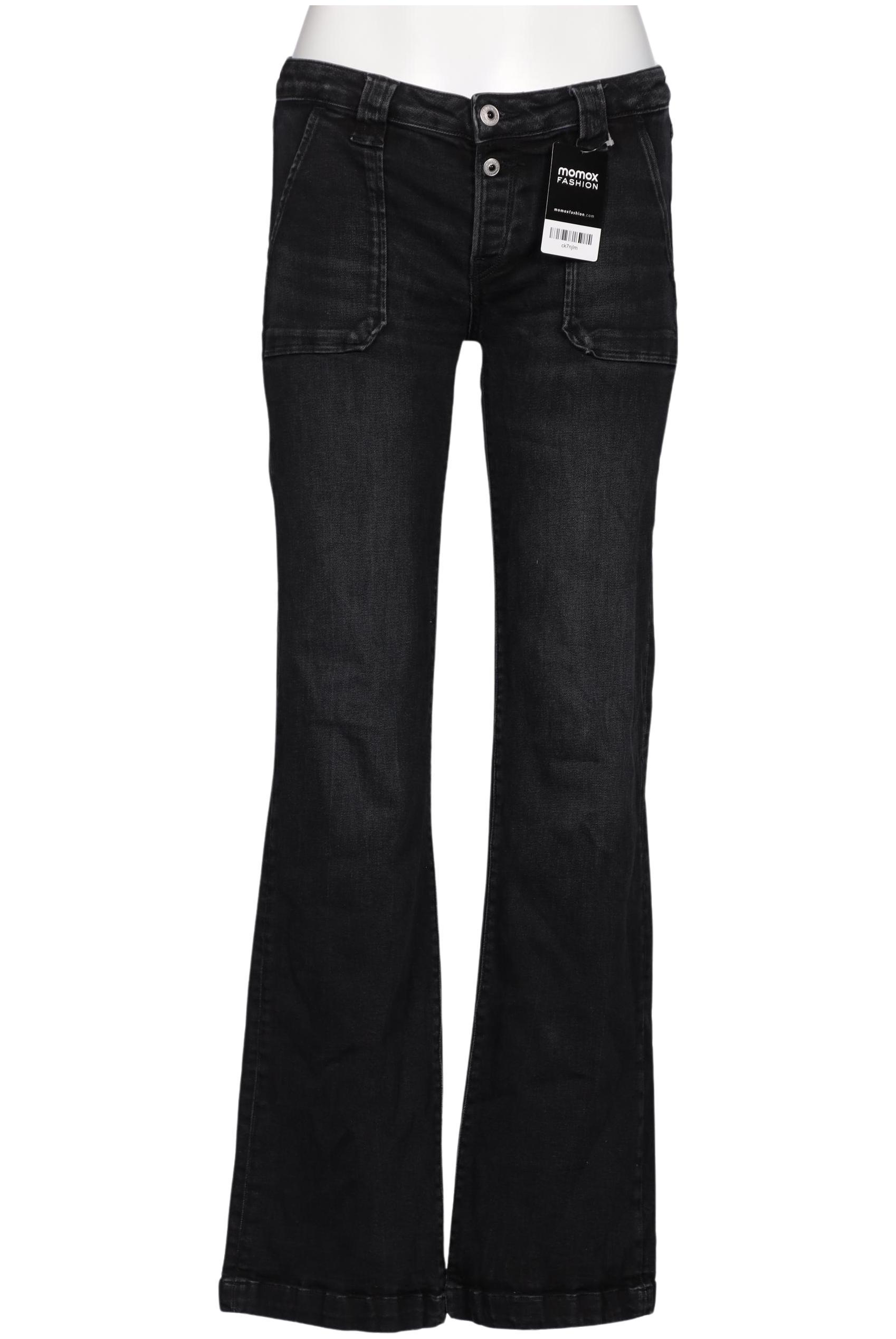 

le temps des cerises Damen Jeans, schwarz, Gr. 30