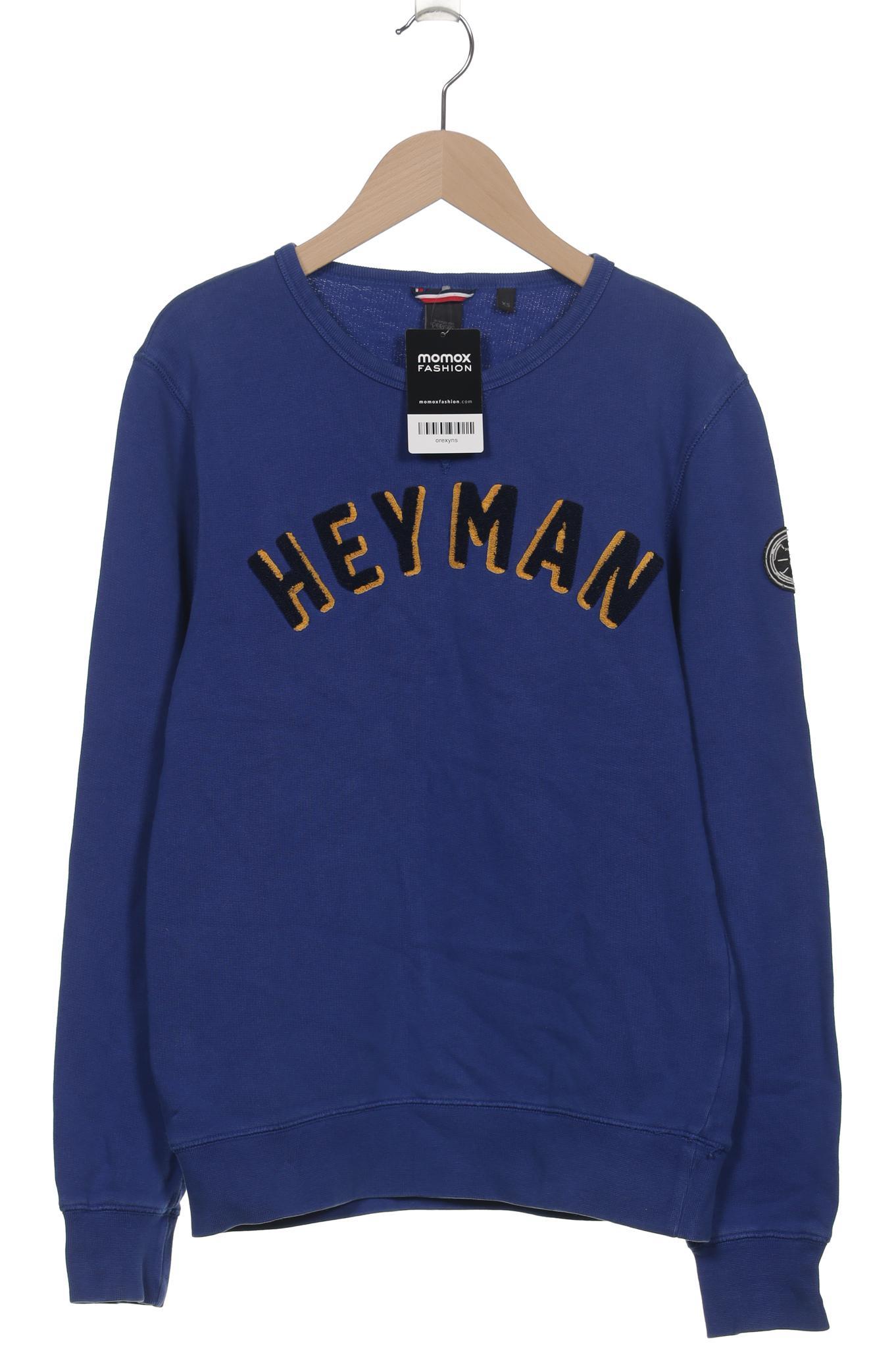 

le temps des cerises Herren Sweatshirt, blau, Gr. 44
