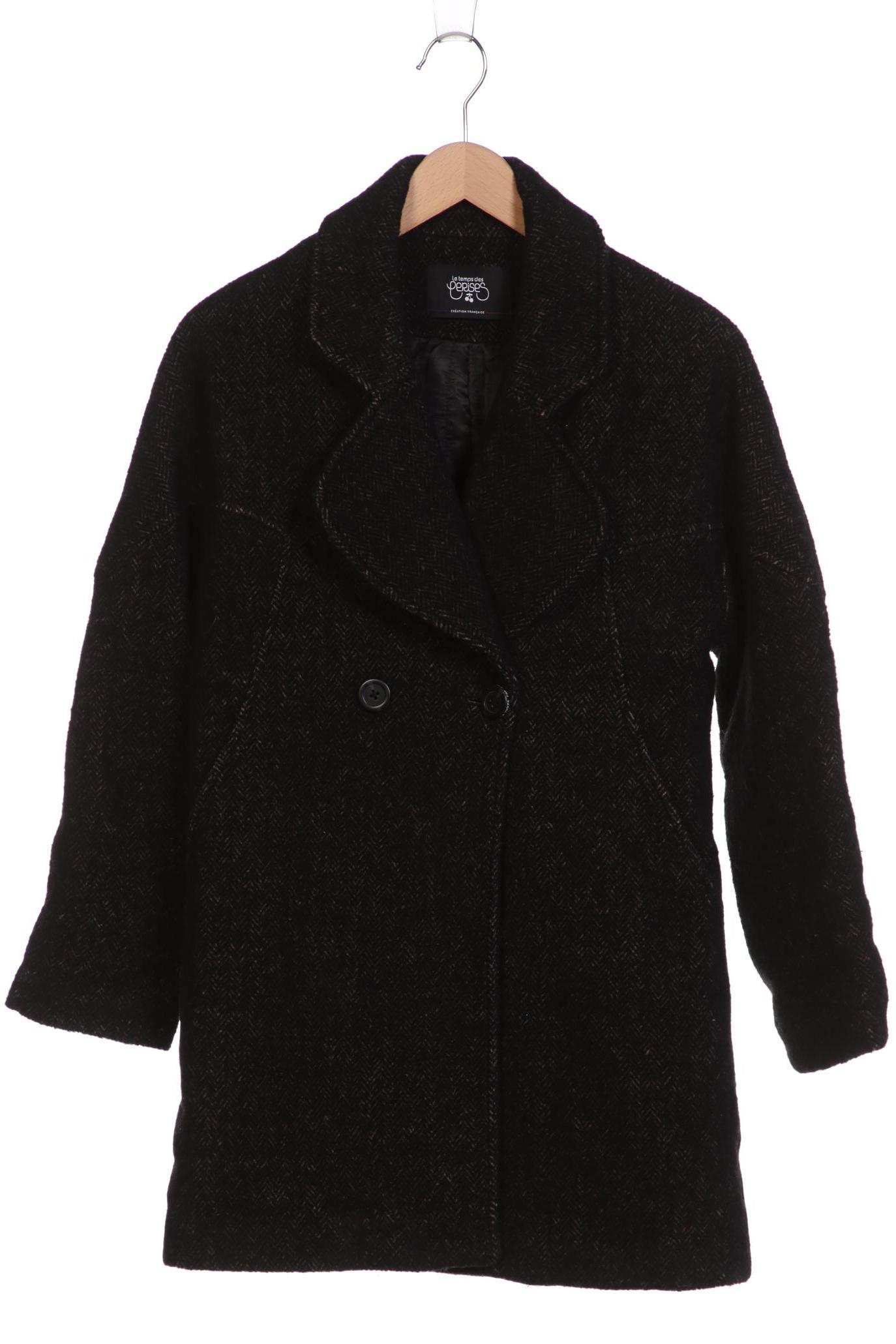 

le temps des cerises Damen Mantel, schwarz, Gr. 42