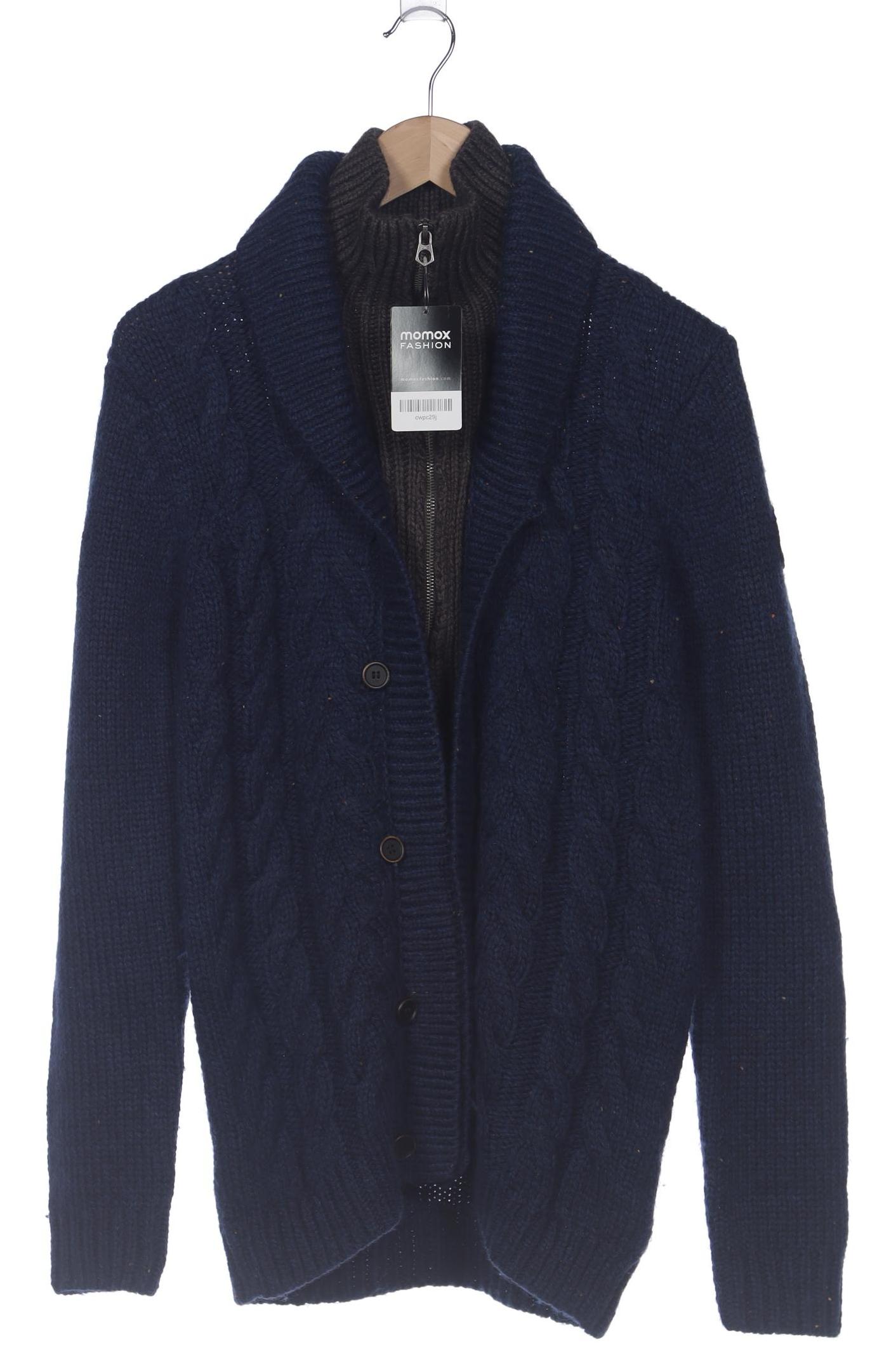 

le temps des cerises Herren Strickjacke, marineblau, Gr. 46