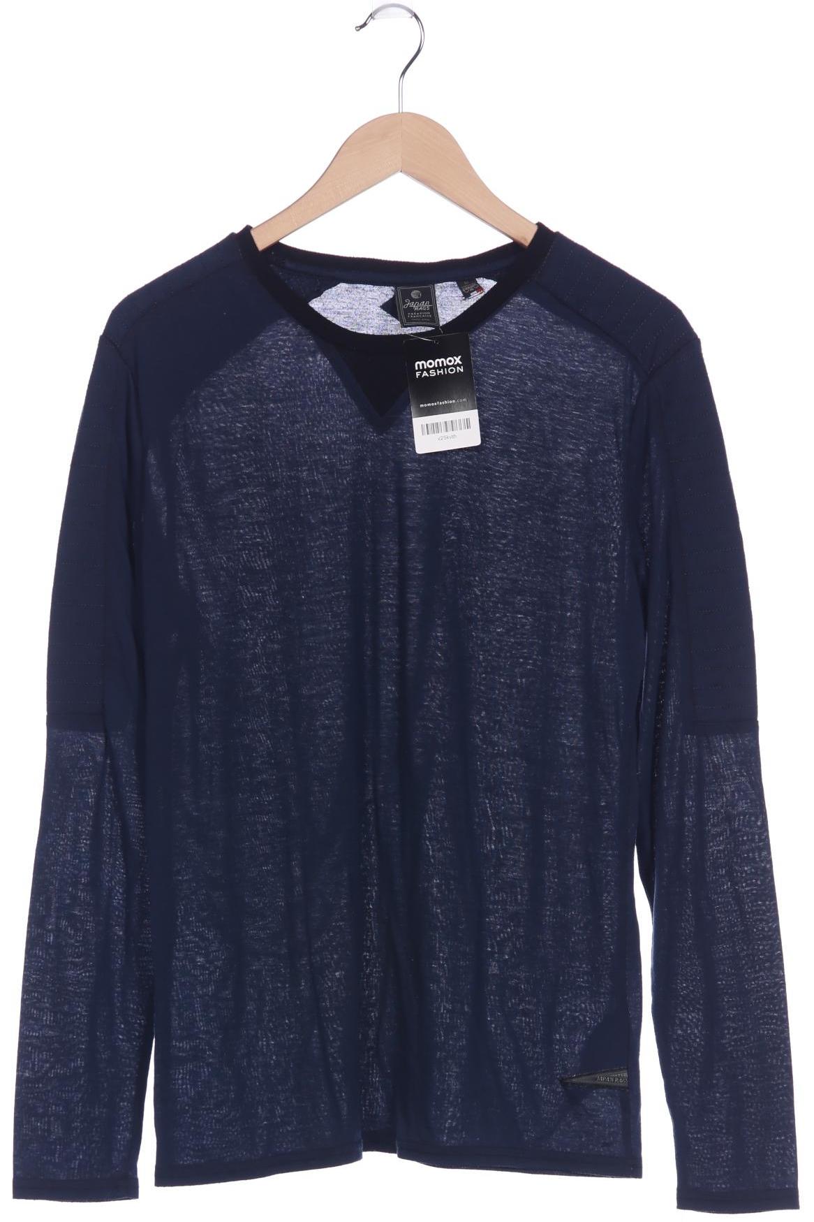 

le temps des cerises Herren Langarmshirt, marineblau, Gr. 52
