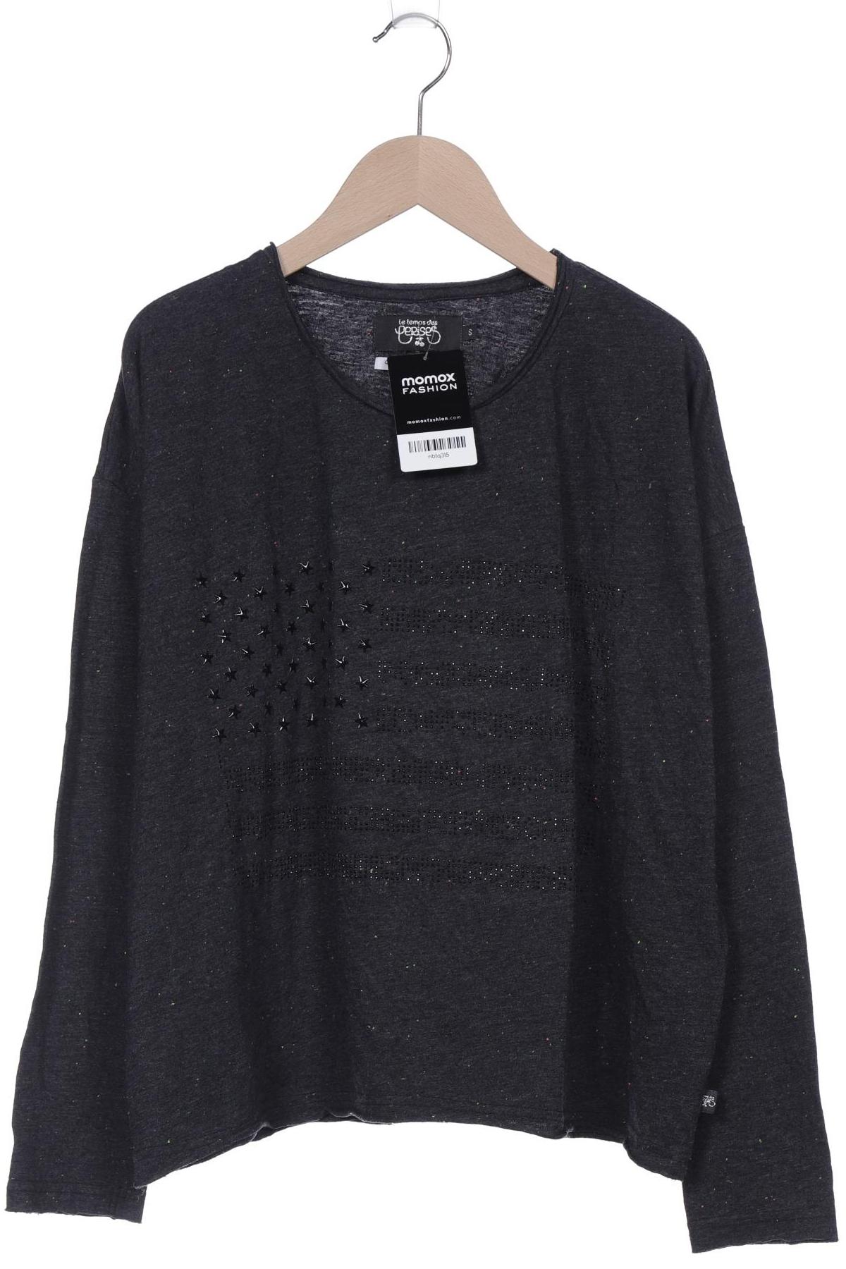 

le temps des cerises Damen Langarmshirt, grau, Gr. 36