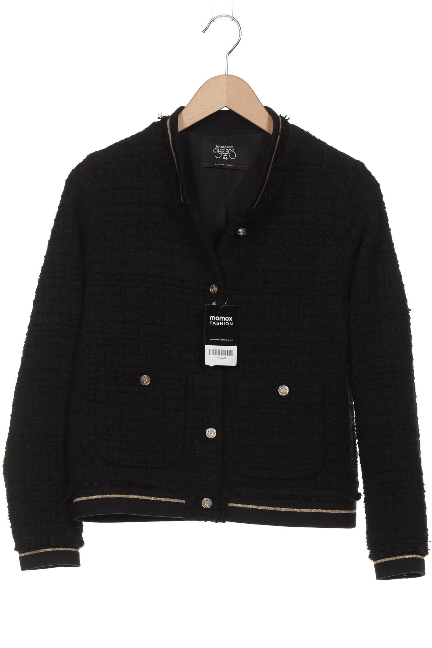 

le temps des cerises Damen Jacke, schwarz, Gr. 36