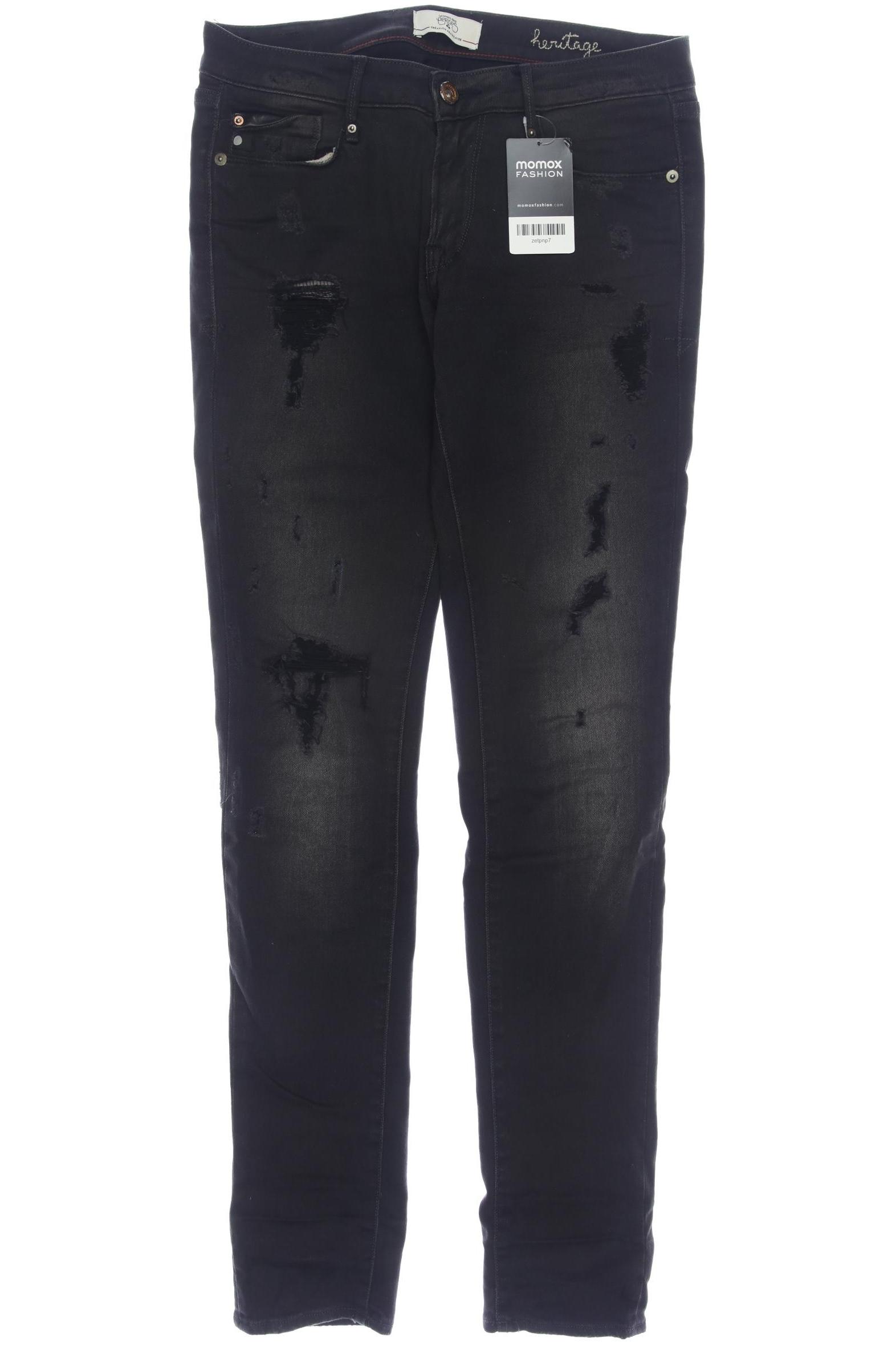 

le temps des cerises Damen Jeans, schwarz, Gr. 26