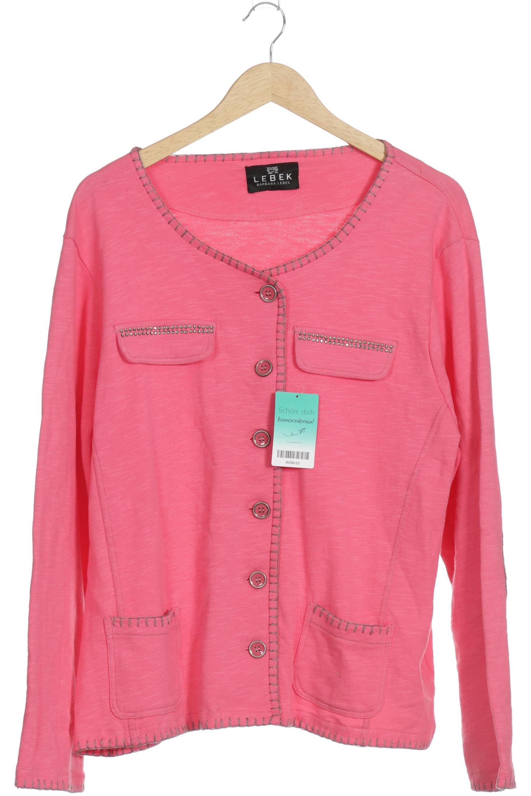 

Lebek Damen Strickjacke, pink, Gr. 50