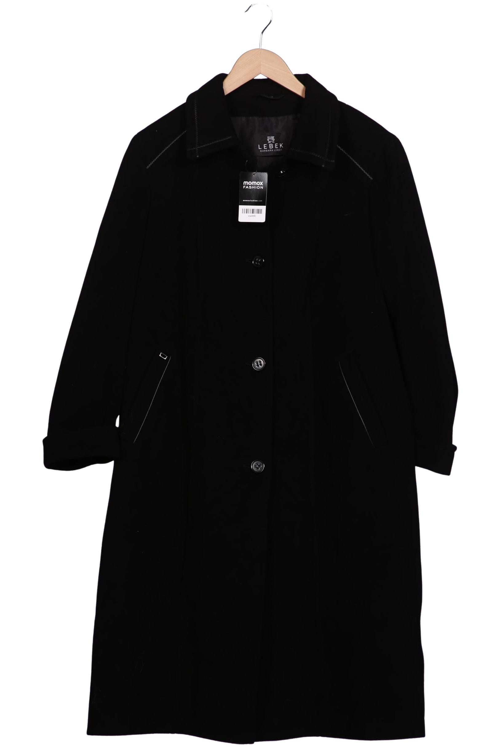 

Lebek Damen Mantel, schwarz, Gr. 21