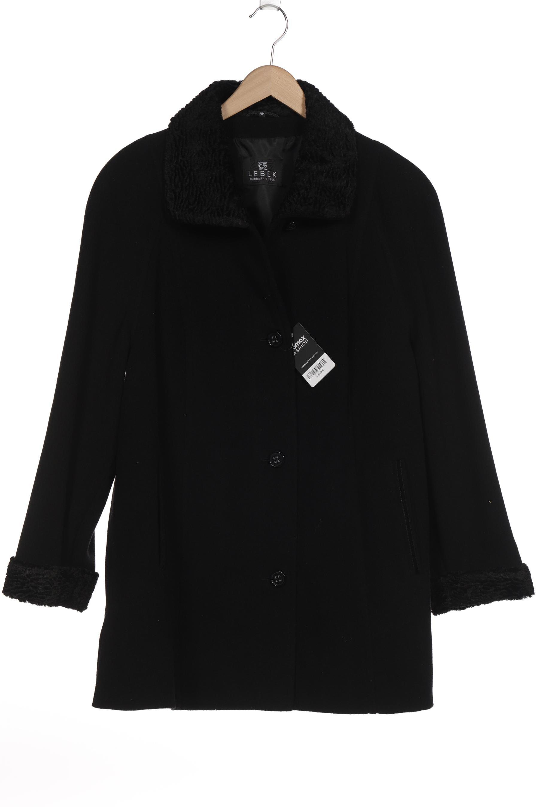 

Lebek Damen Mantel, schwarz, Gr. 46