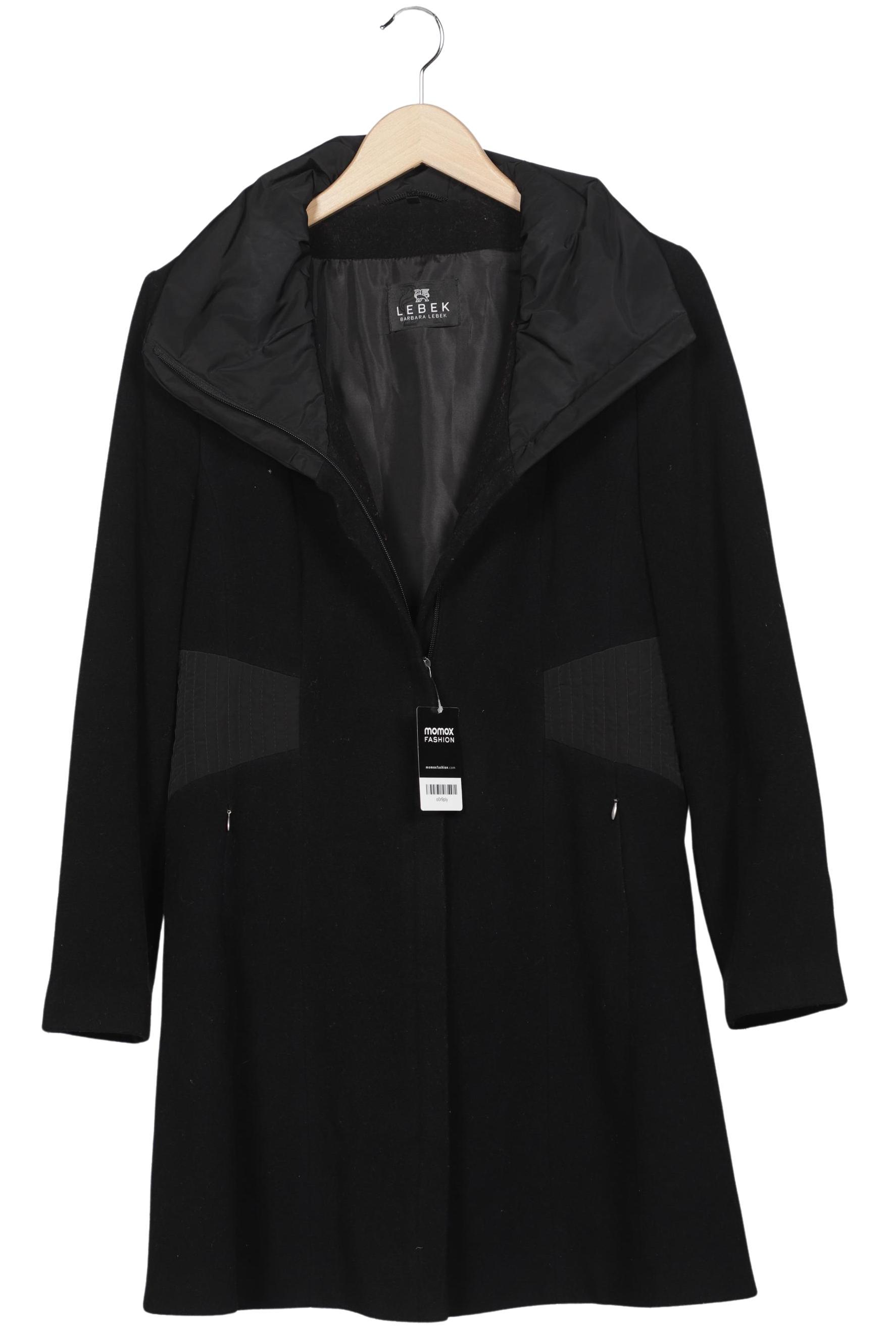 

Lebek Damen Mantel, schwarz, Gr. 38