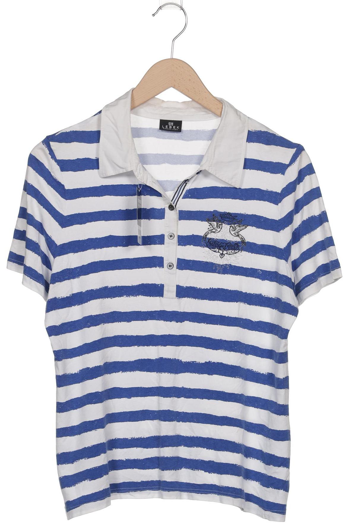 

Lebek Damen Poloshirt, blau, Gr. 42