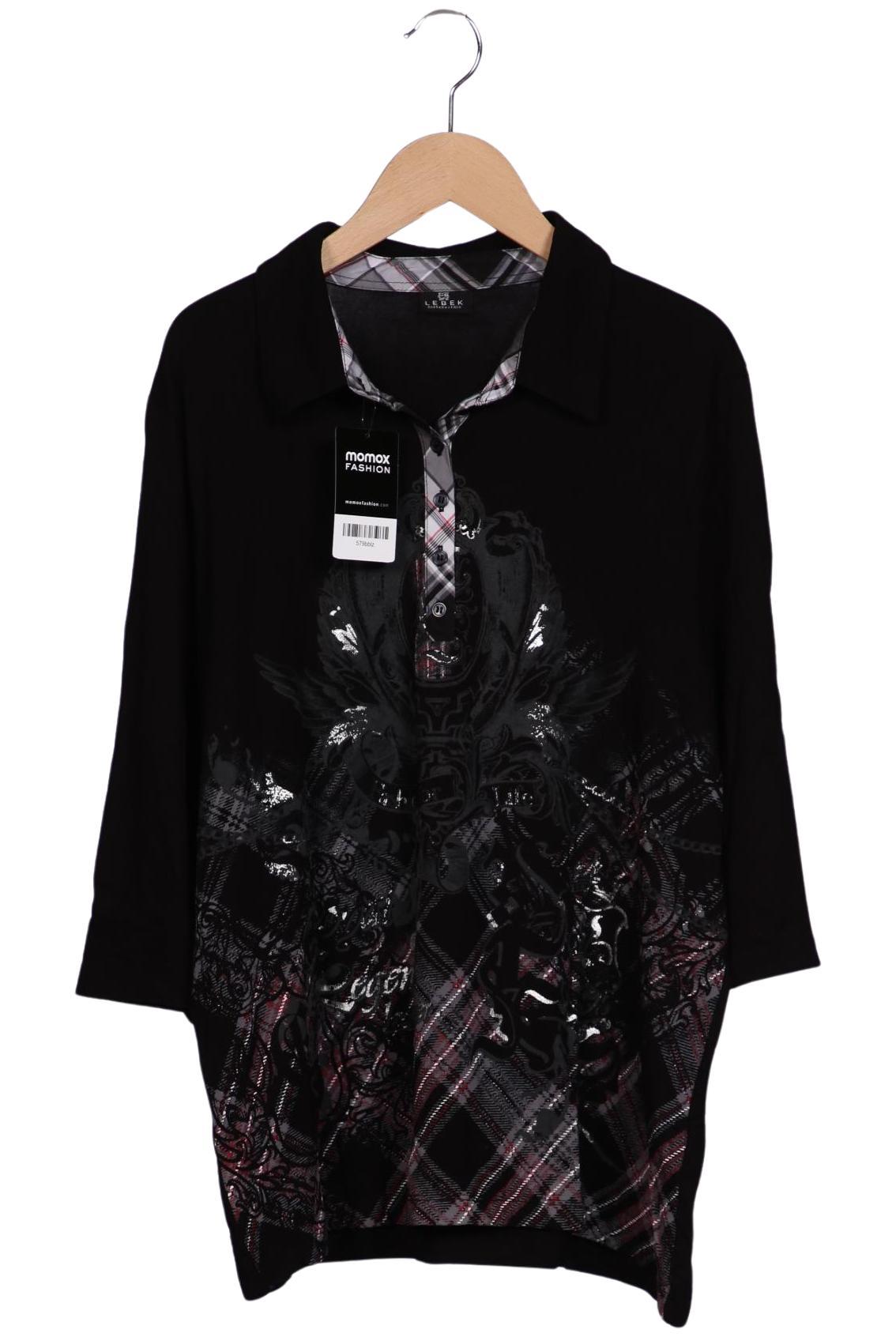 

Lebek Damen Poloshirt, schwarz, Gr. 46