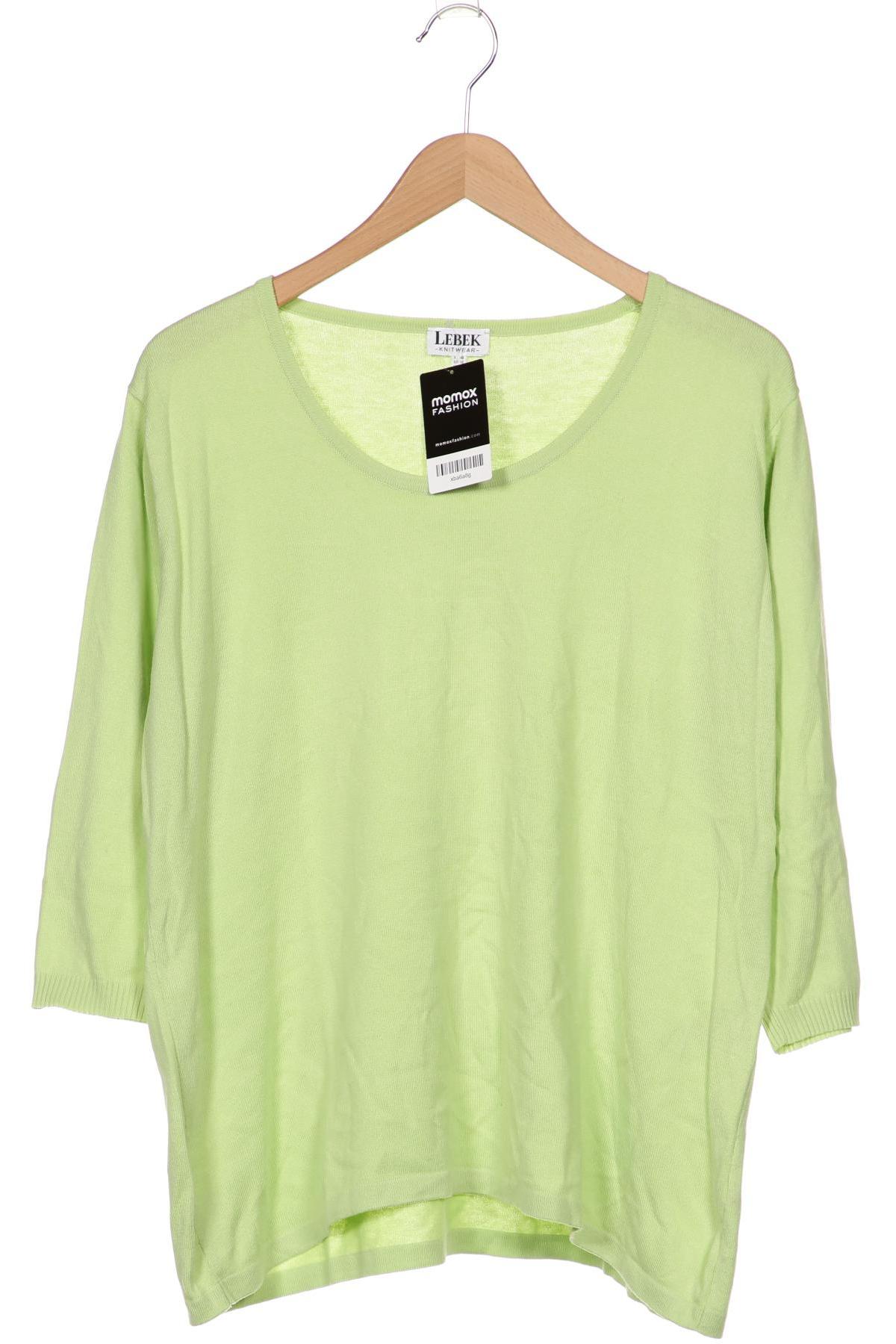 

Lebek Damen Pullover, hellgrün, Gr. 48