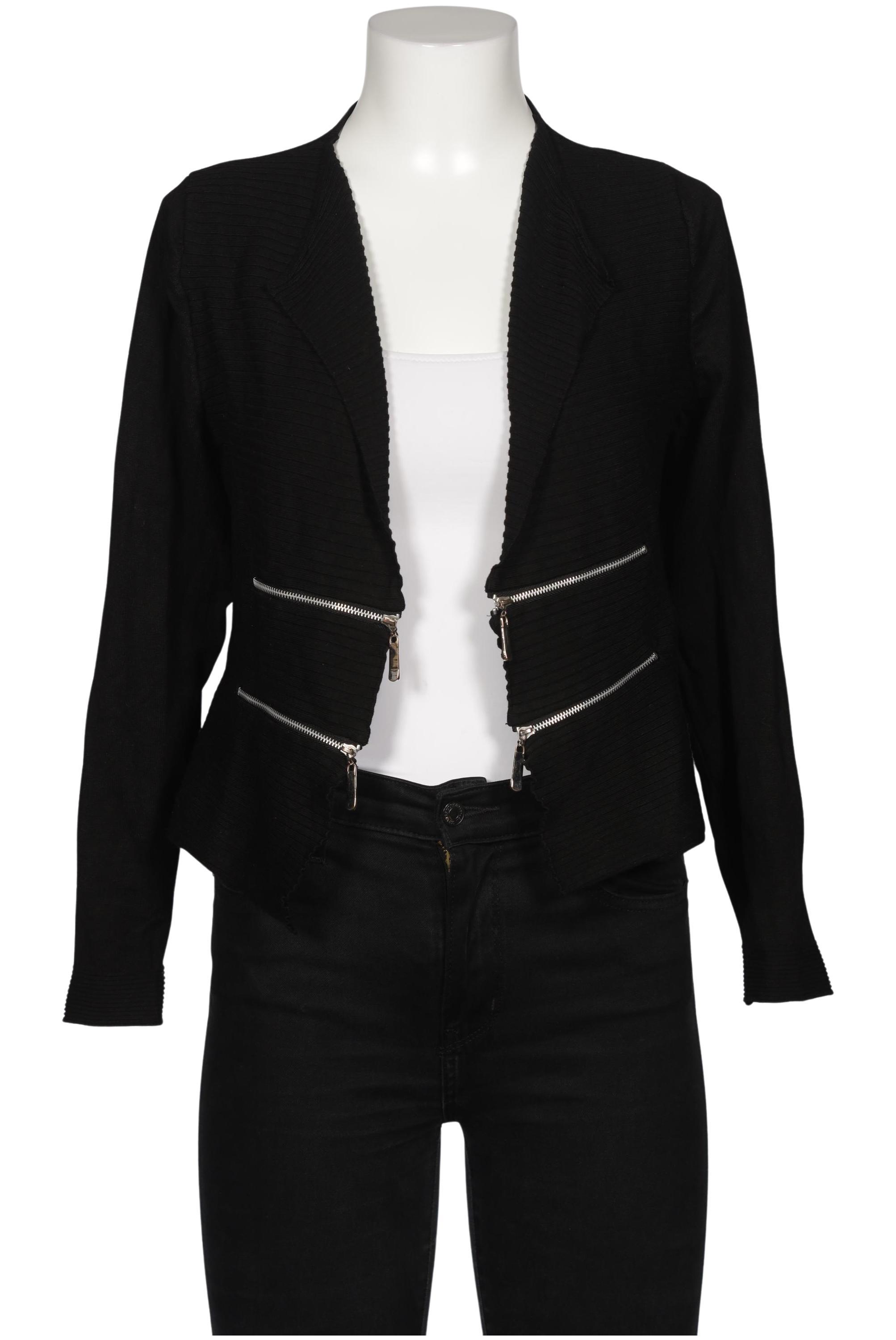 

Lebek Damen Strickjacke, schwarz, Gr. 40