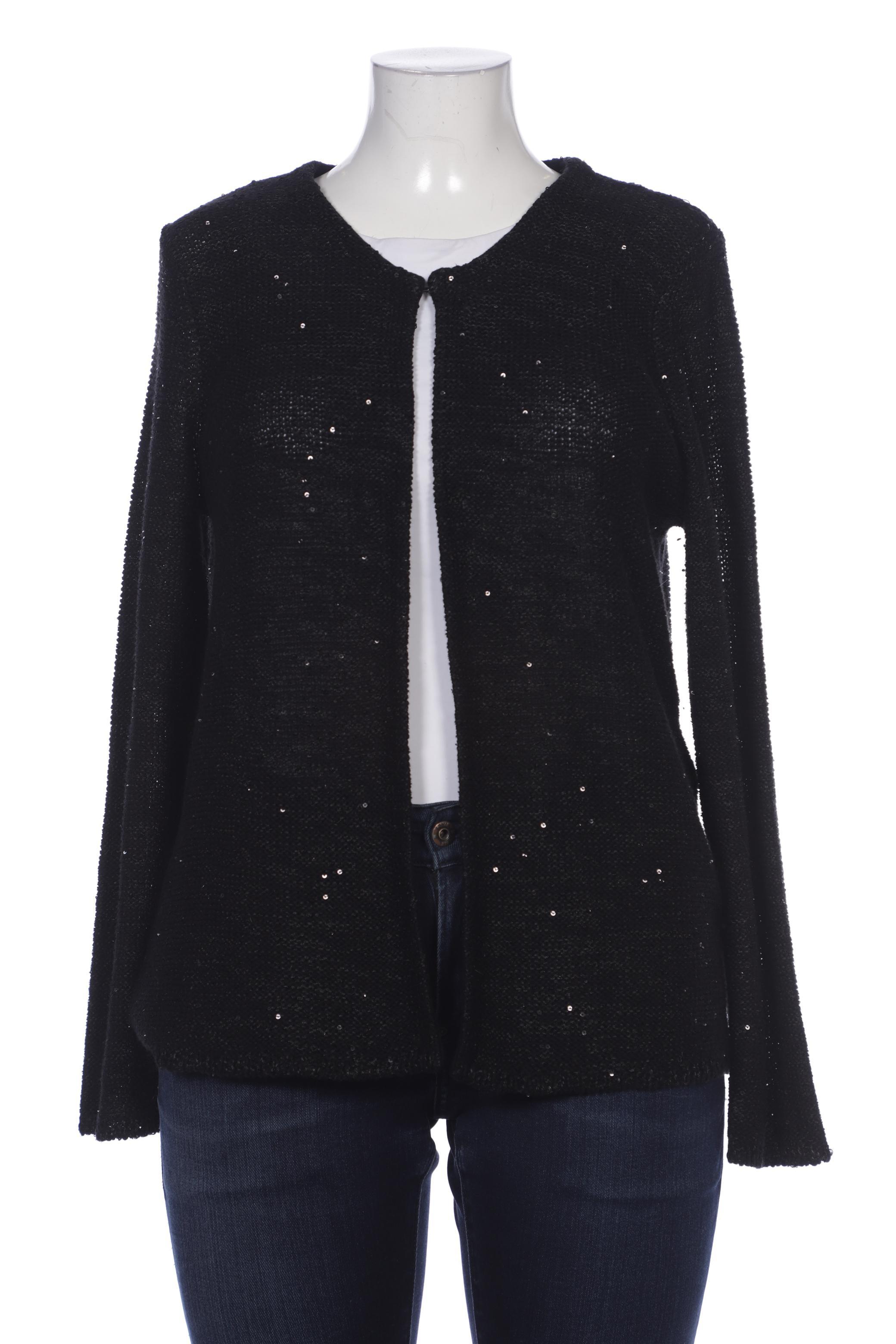 

Lebek Damen Strickjacke, schwarz, Gr. 42