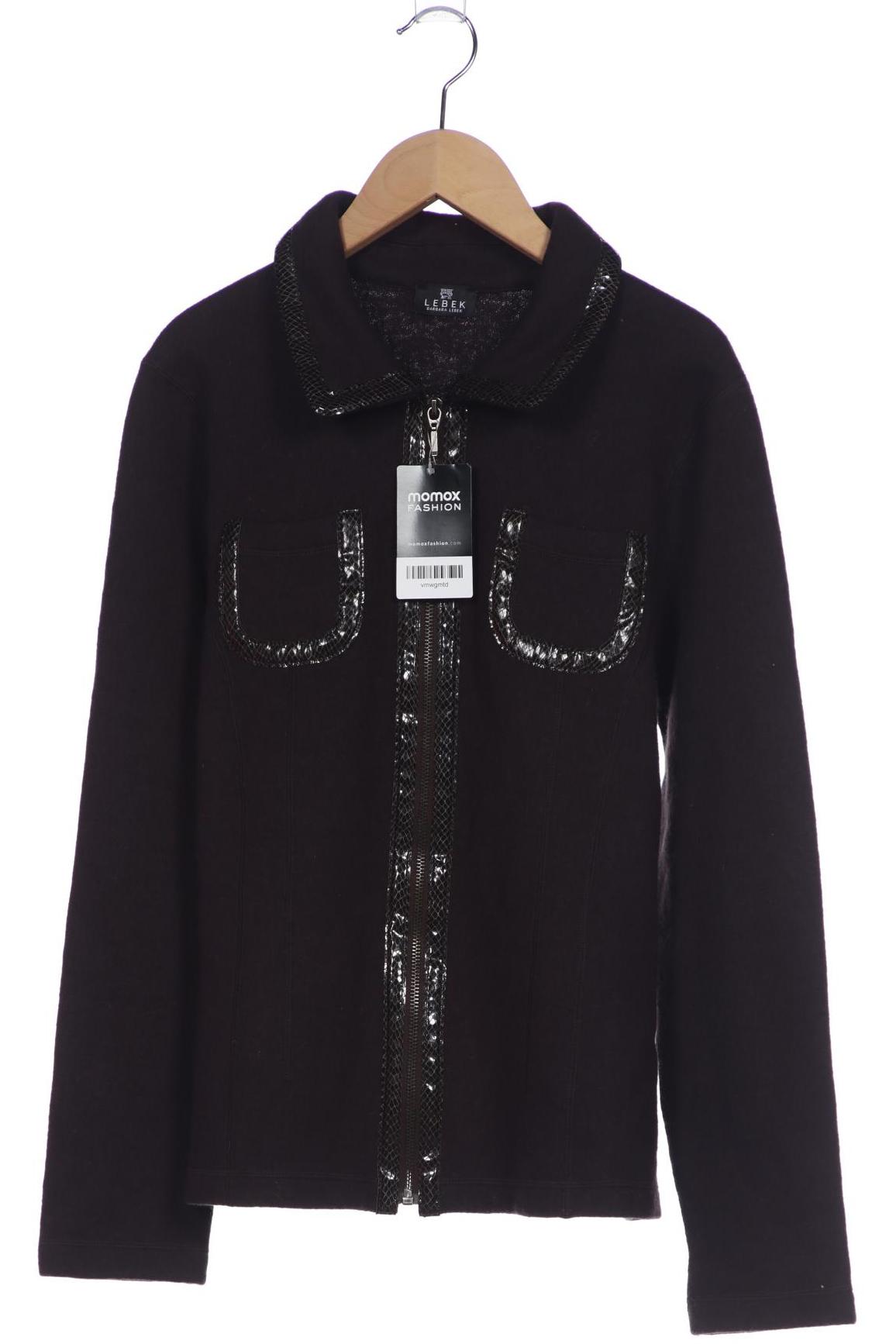 

Lebek Damen Strickjacke, braun, Gr. 38