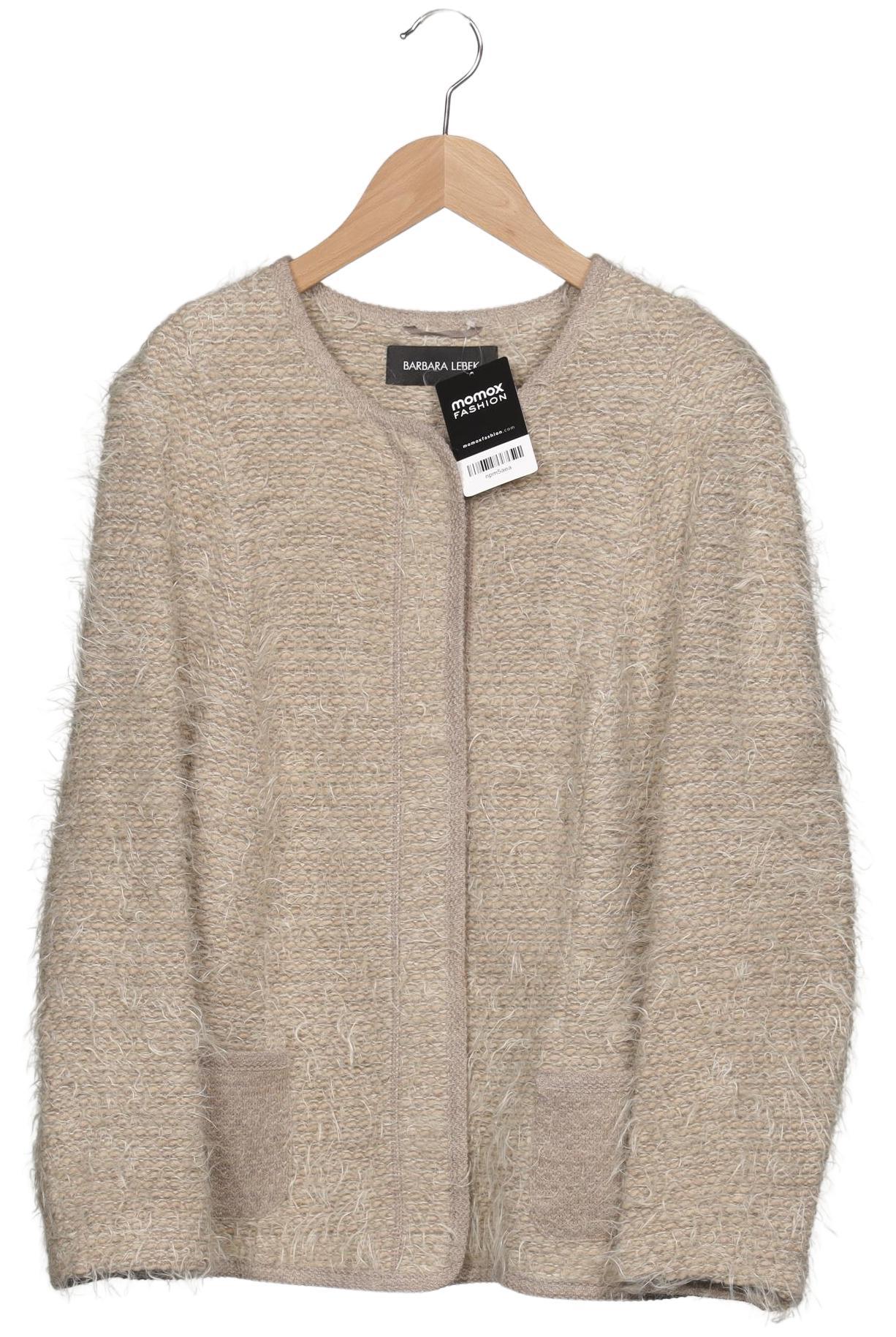 

Lebek Damen Strickjacke, beige, Gr. 44