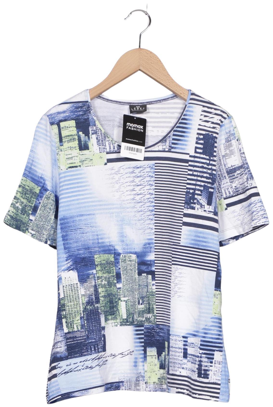 

Lebek Damen T-Shirt, blau, Gr. 38