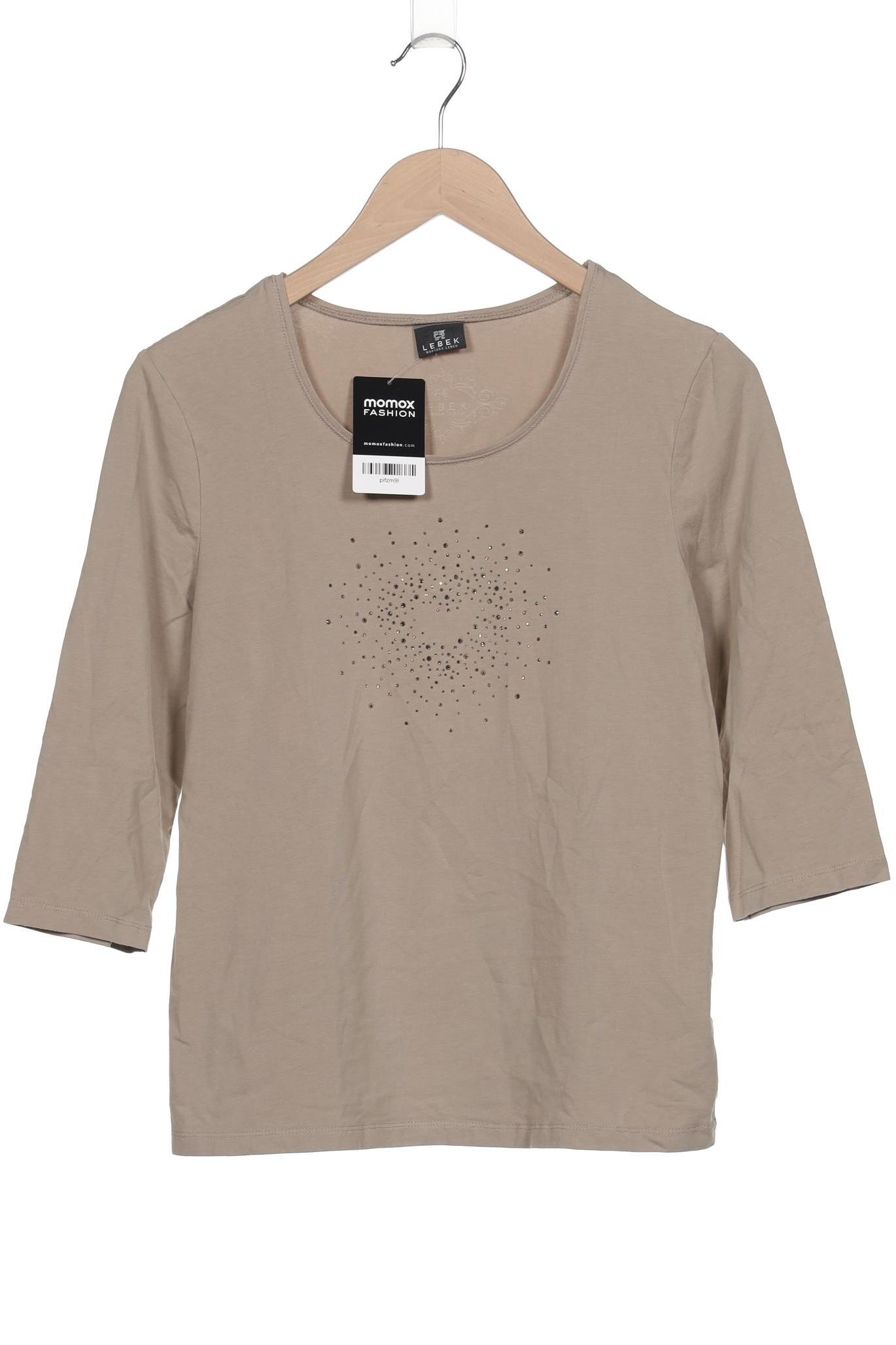 

Lebek Damen T-Shirt, beige, Gr. 40