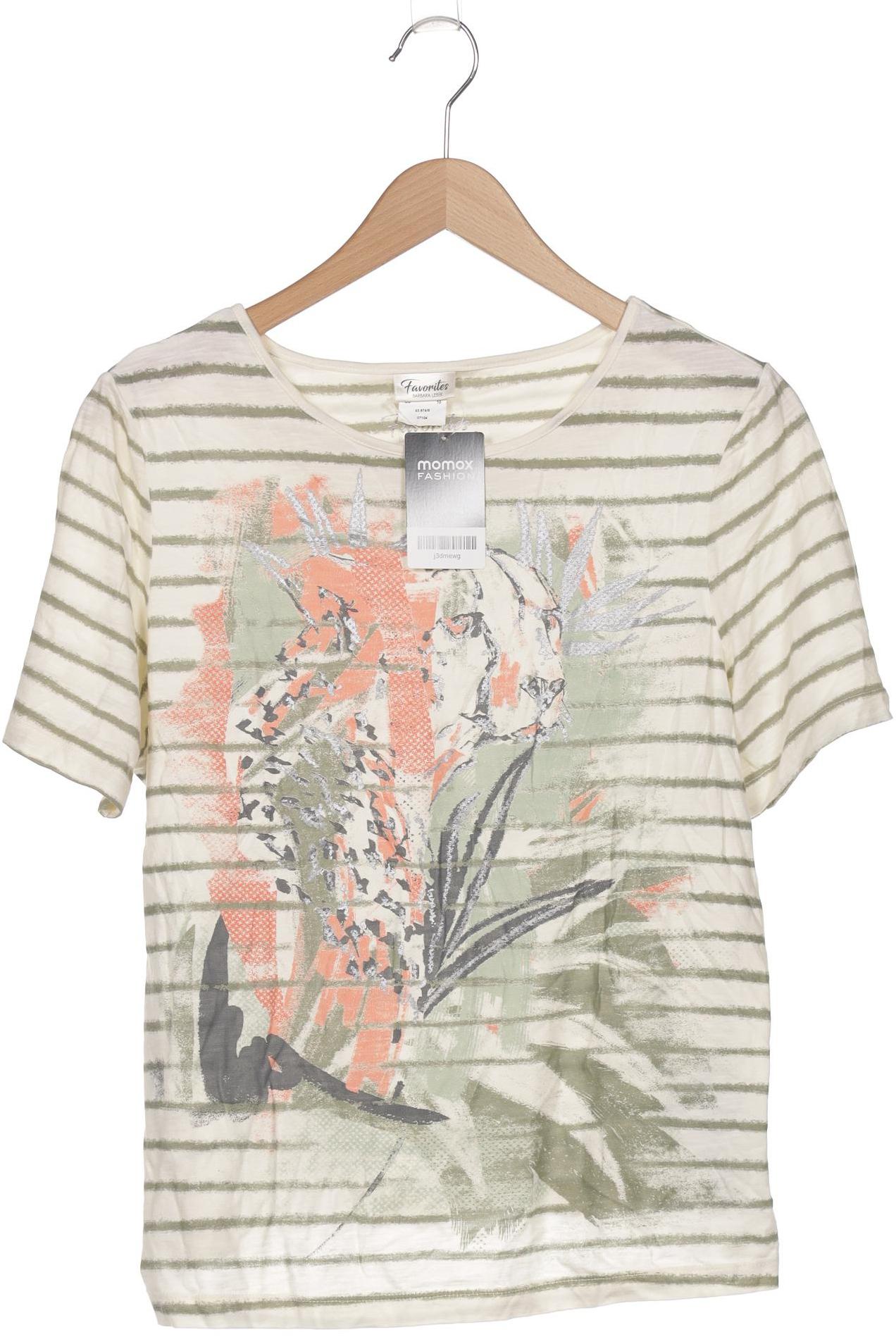

Lebek Damen T-Shirt, cremeweiß, Gr. 42