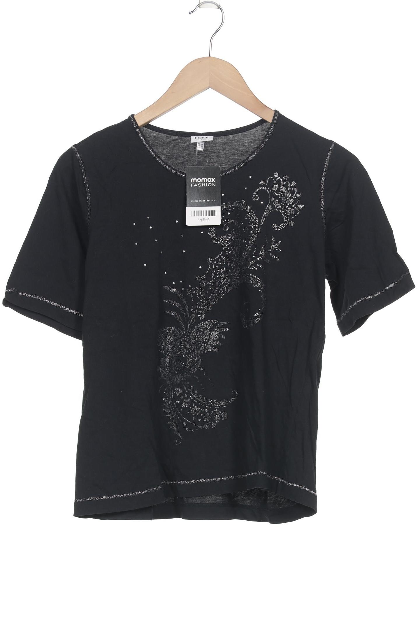 

Lebek Damen T-Shirt, schwarz, Gr. 42
