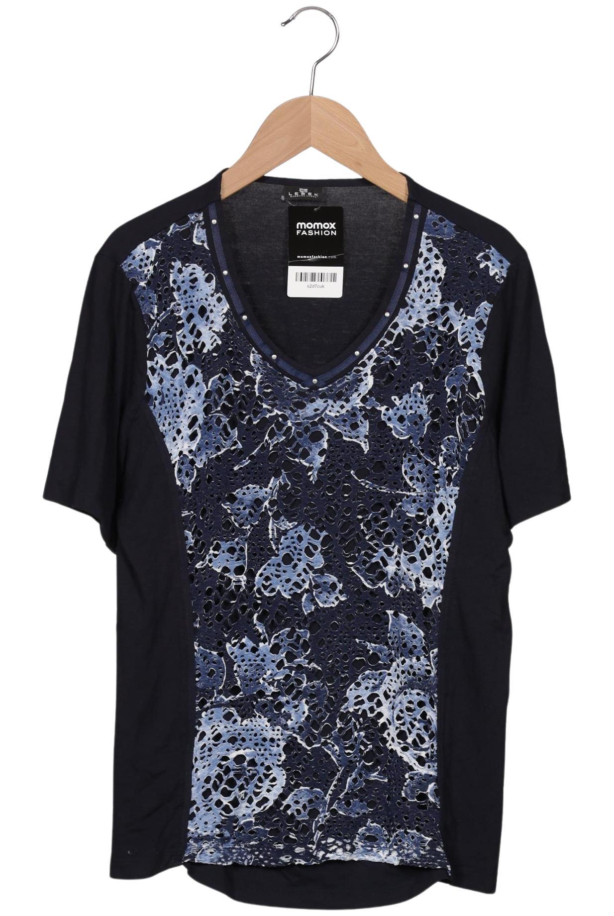 

Lebek Damen T-Shirt, marineblau, Gr. 38