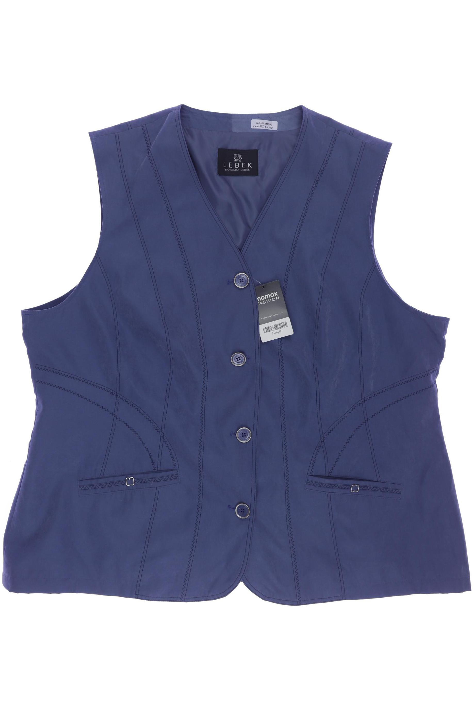 

Lebek Damen Weste, blau, Gr. 50