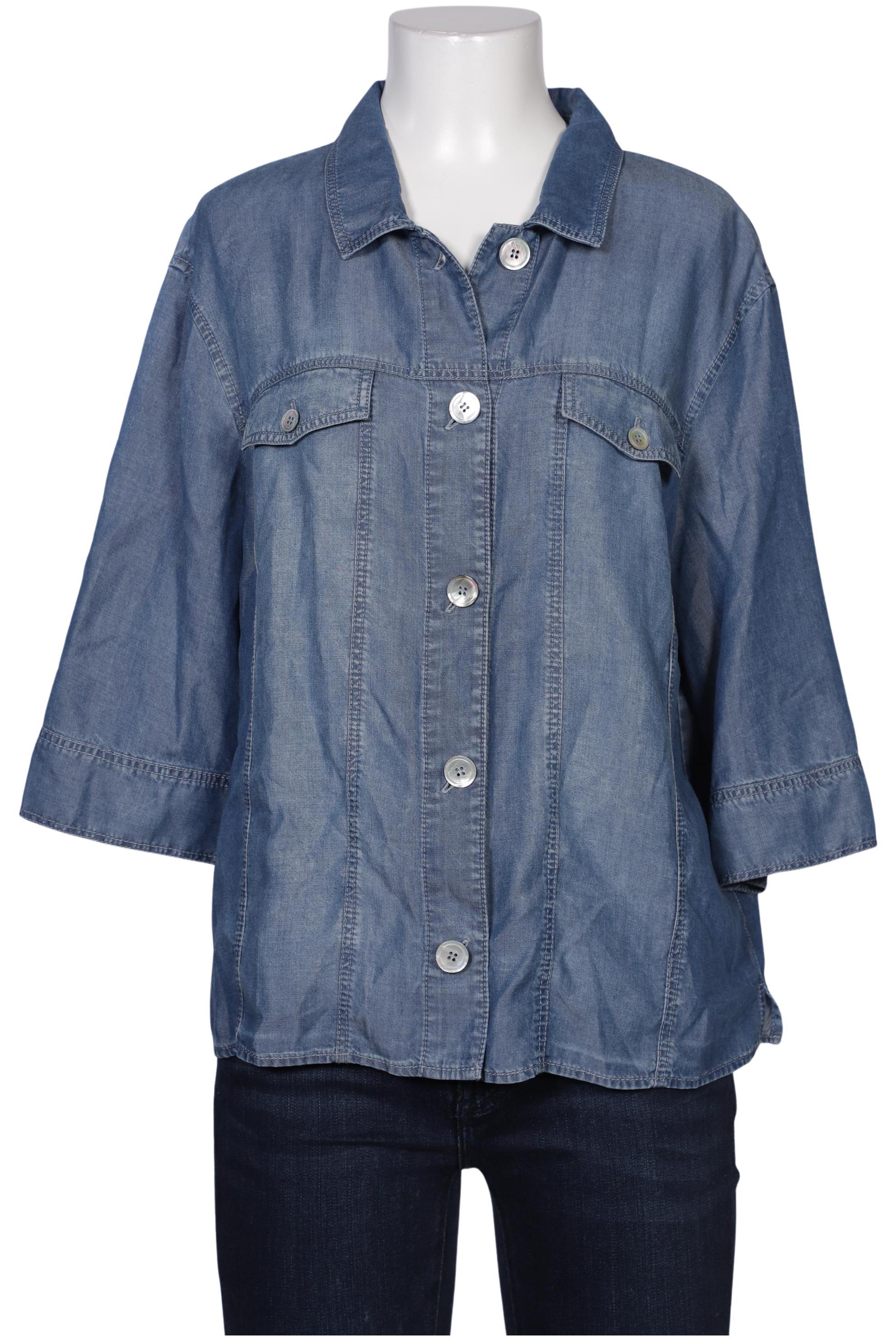 

Lecomte Damen Bluse, blau, Gr. 42