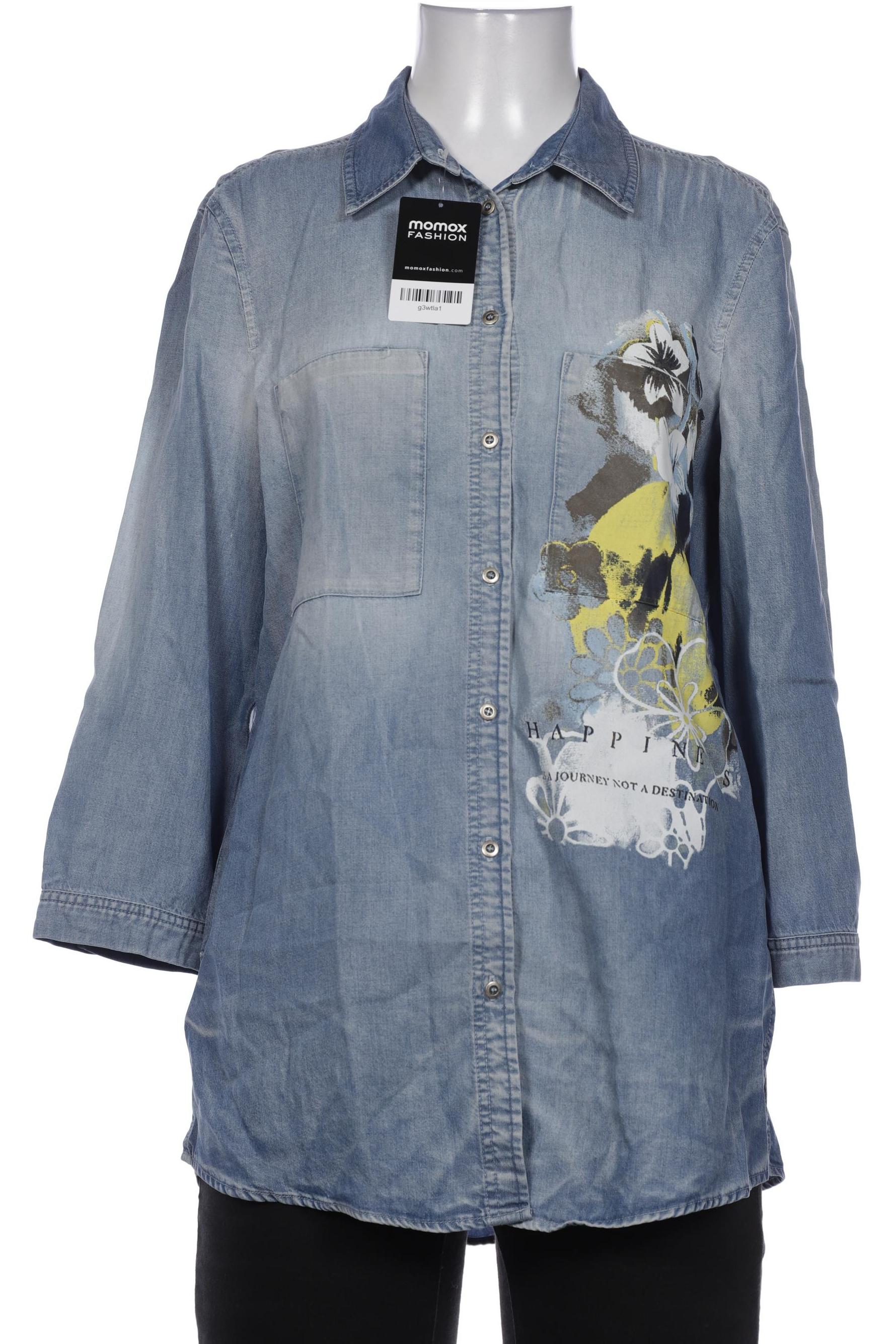 

Lecomte Damen Bluse, blau, Gr. 36