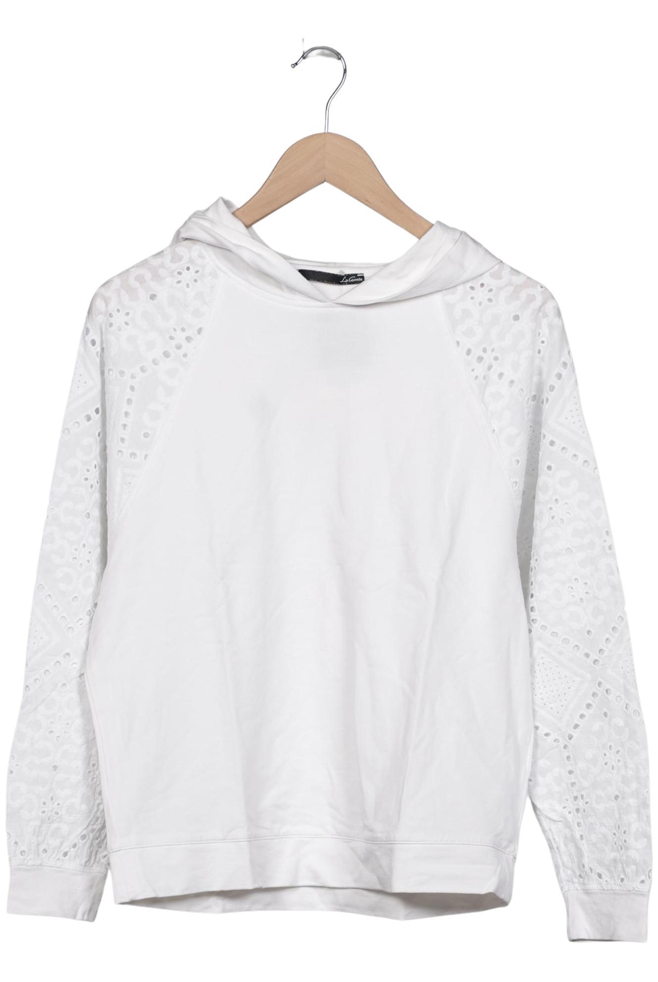 

Lecomte Damen Kapuzenpullover, weiß, Gr. 40
