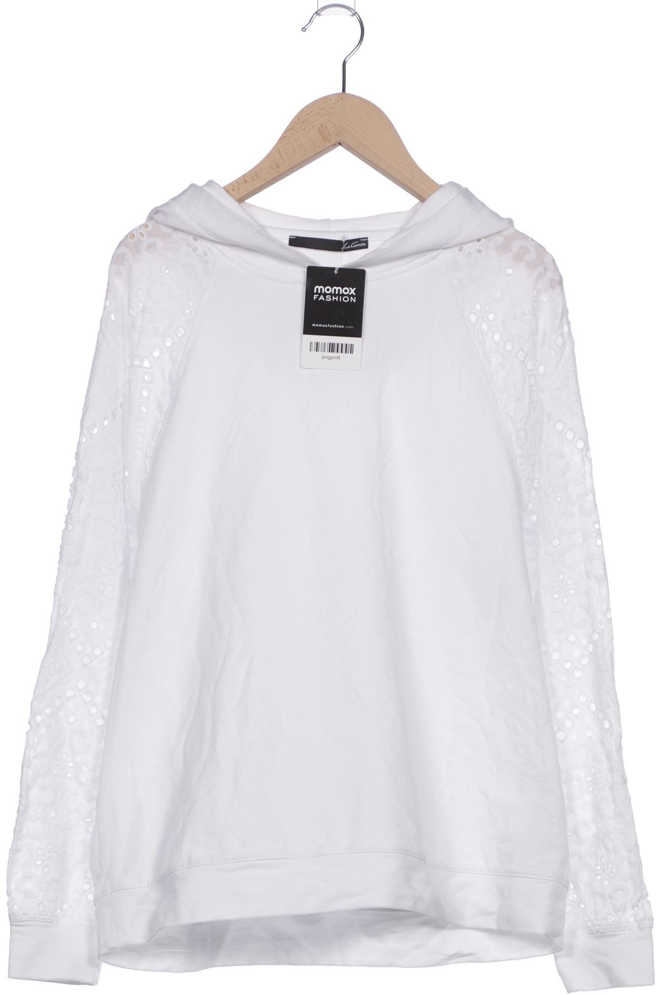 

Lecomte Damen Kapuzenpullover, weiß, Gr. 38