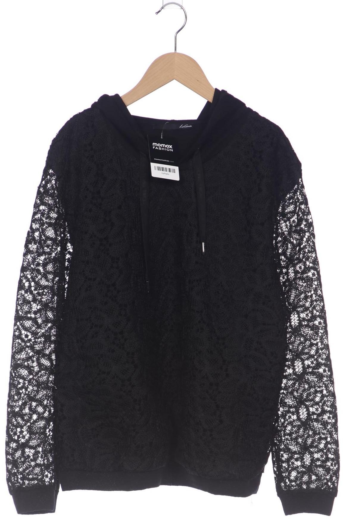 

Lecomte Damen Kapuzenpullover, schwarz, Gr. 44