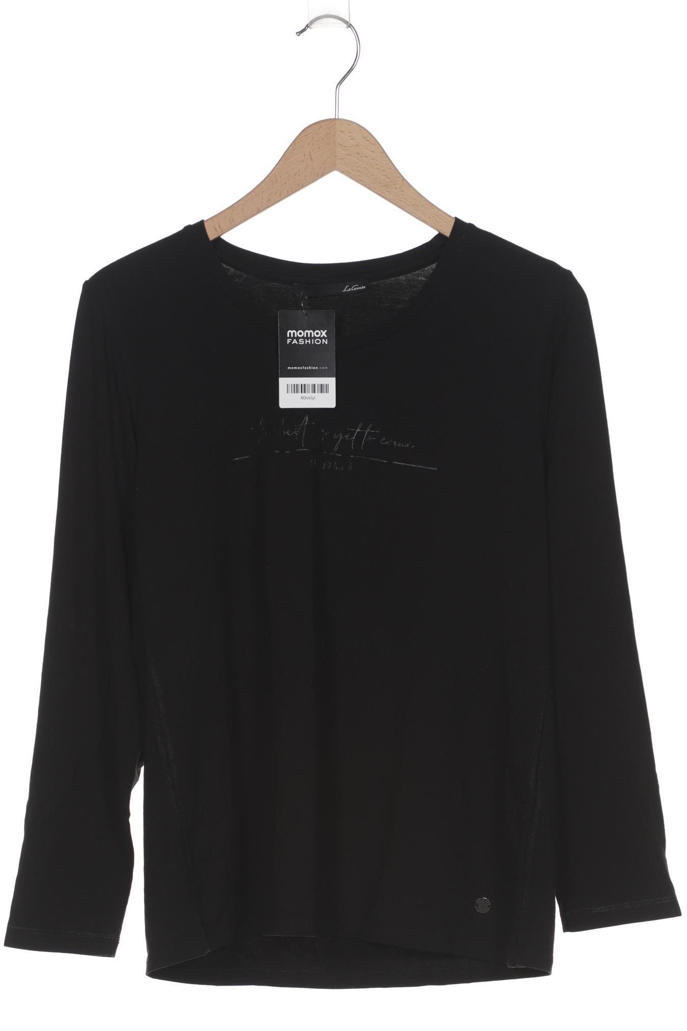 

Lecomte Damen Langarmshirt, schwarz, Gr. 44