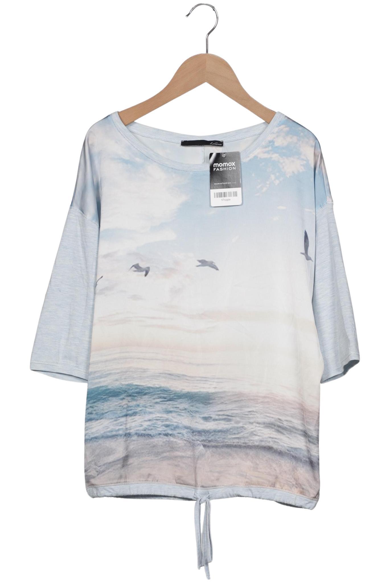 

Lecomte Damen Langarmshirt, hellblau, Gr. 38