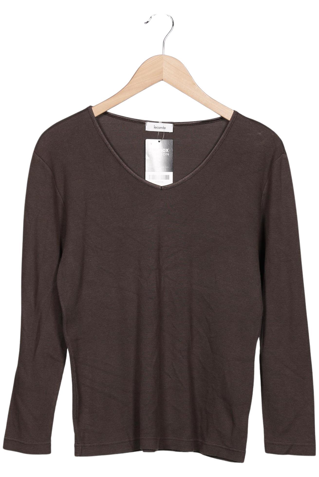 

Lecomte Damen Langarmshirt, braun, Gr. 40