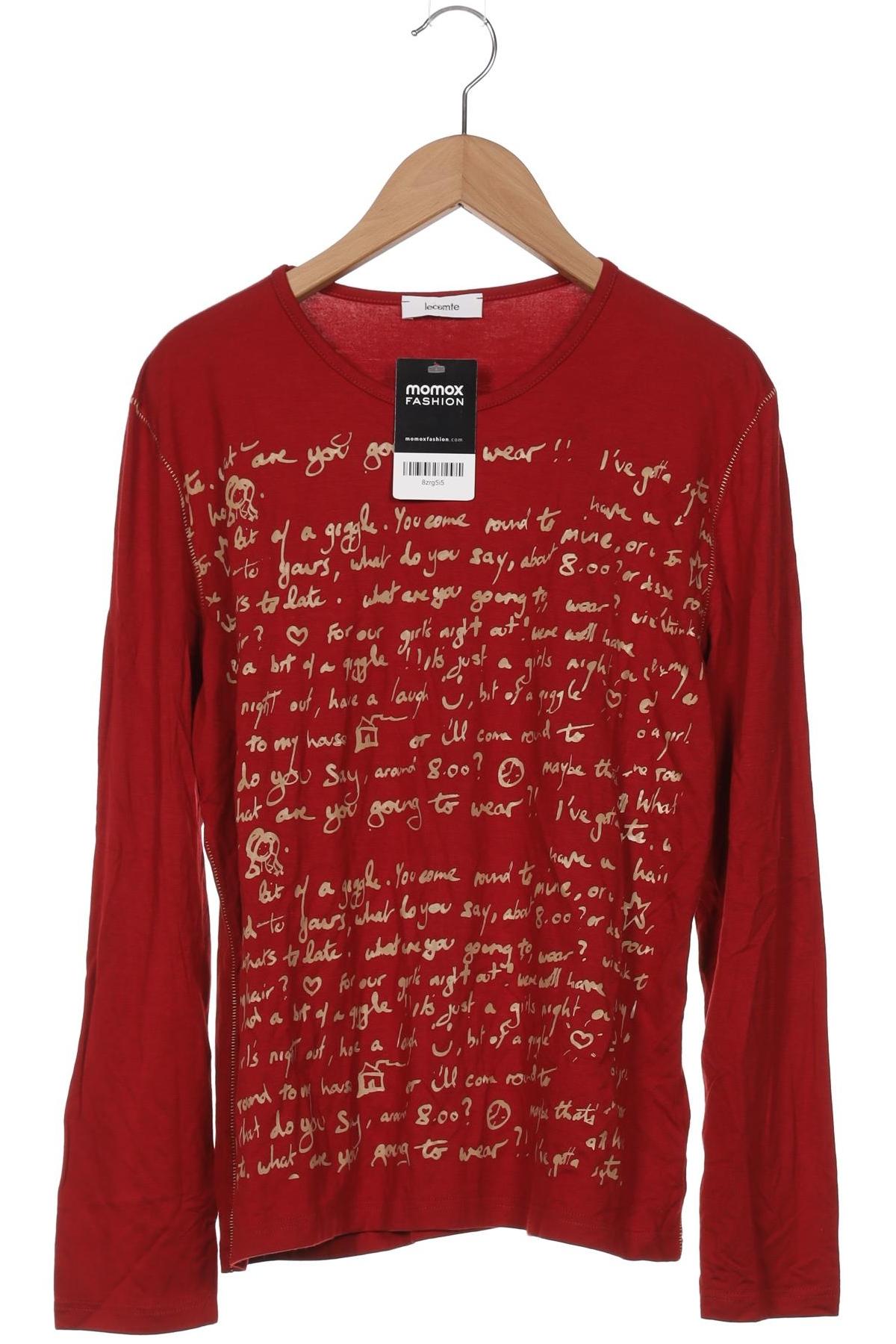 

Lecomte Damen Langarmshirt, rot, Gr. 40