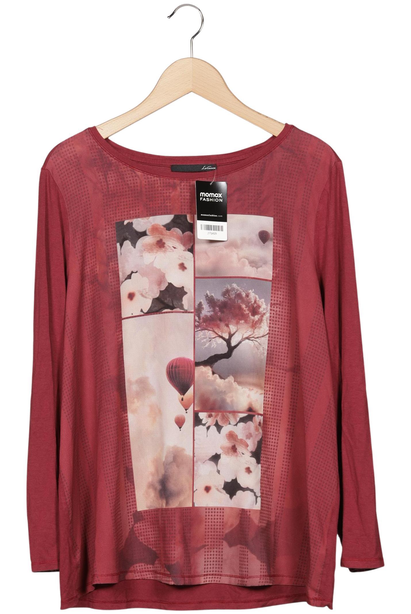 

Lecomte Damen Langarmshirt, rot, Gr. 48