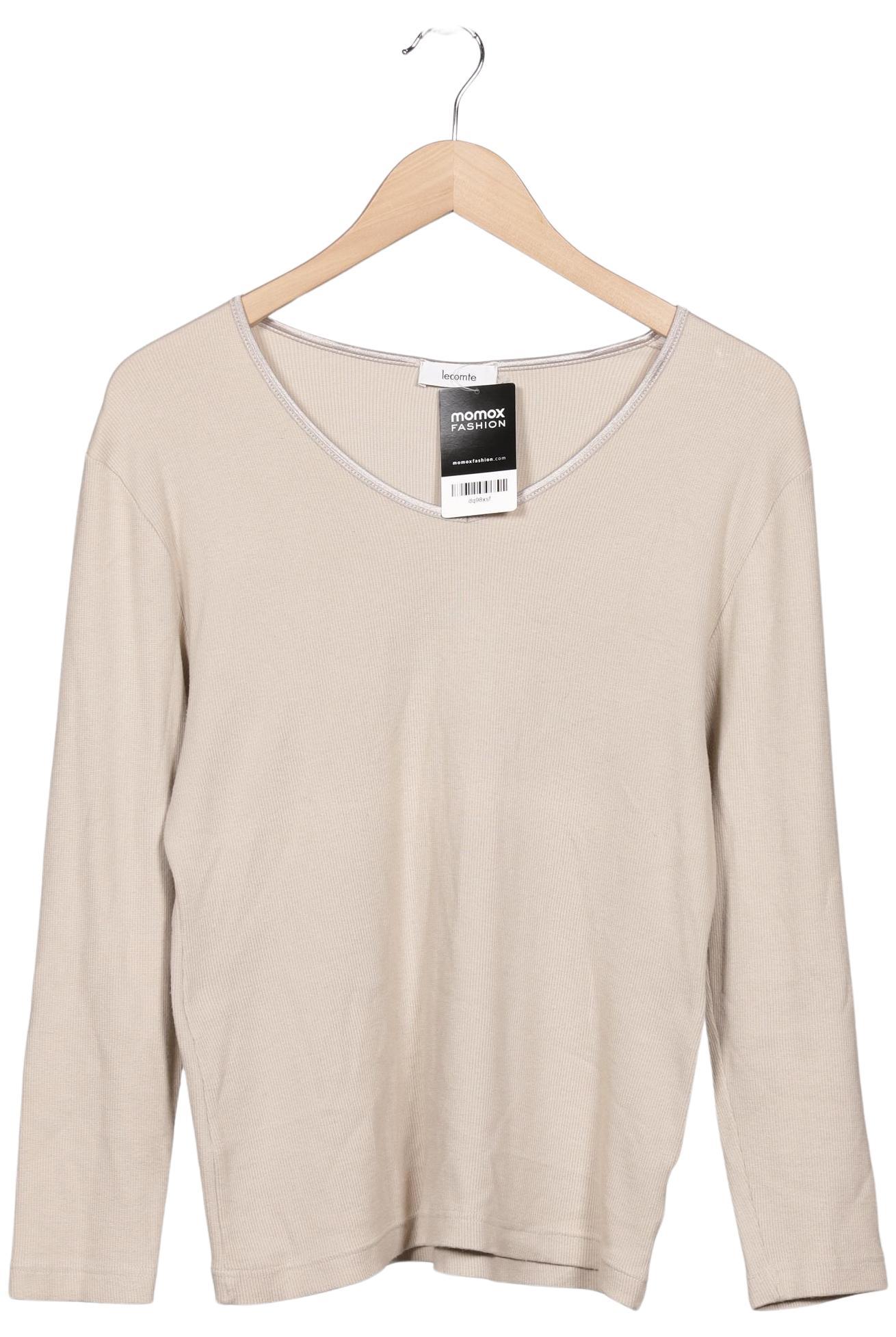 

Lecomte Damen Langarmshirt, beige, Gr. 40