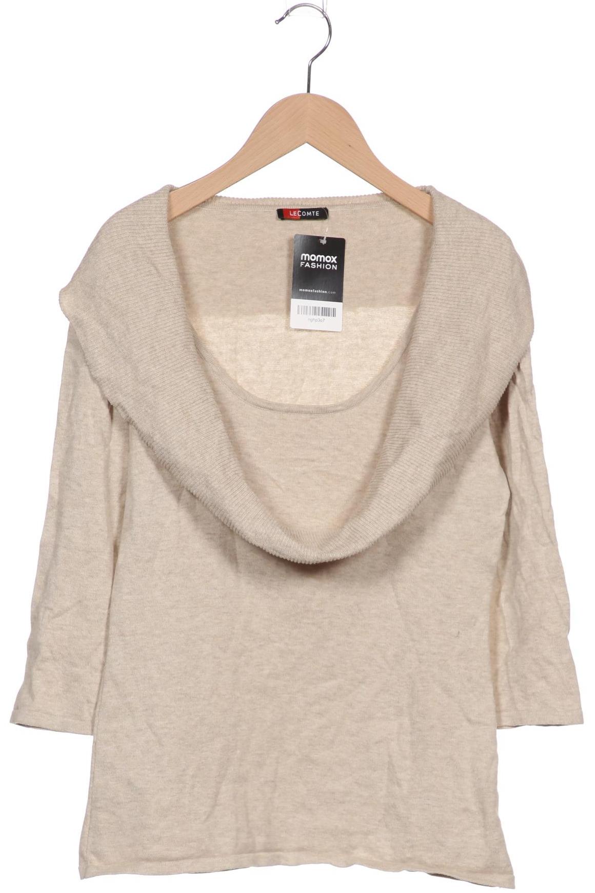 

Lecomte Damen Langarmshirt, beige, Gr. 36