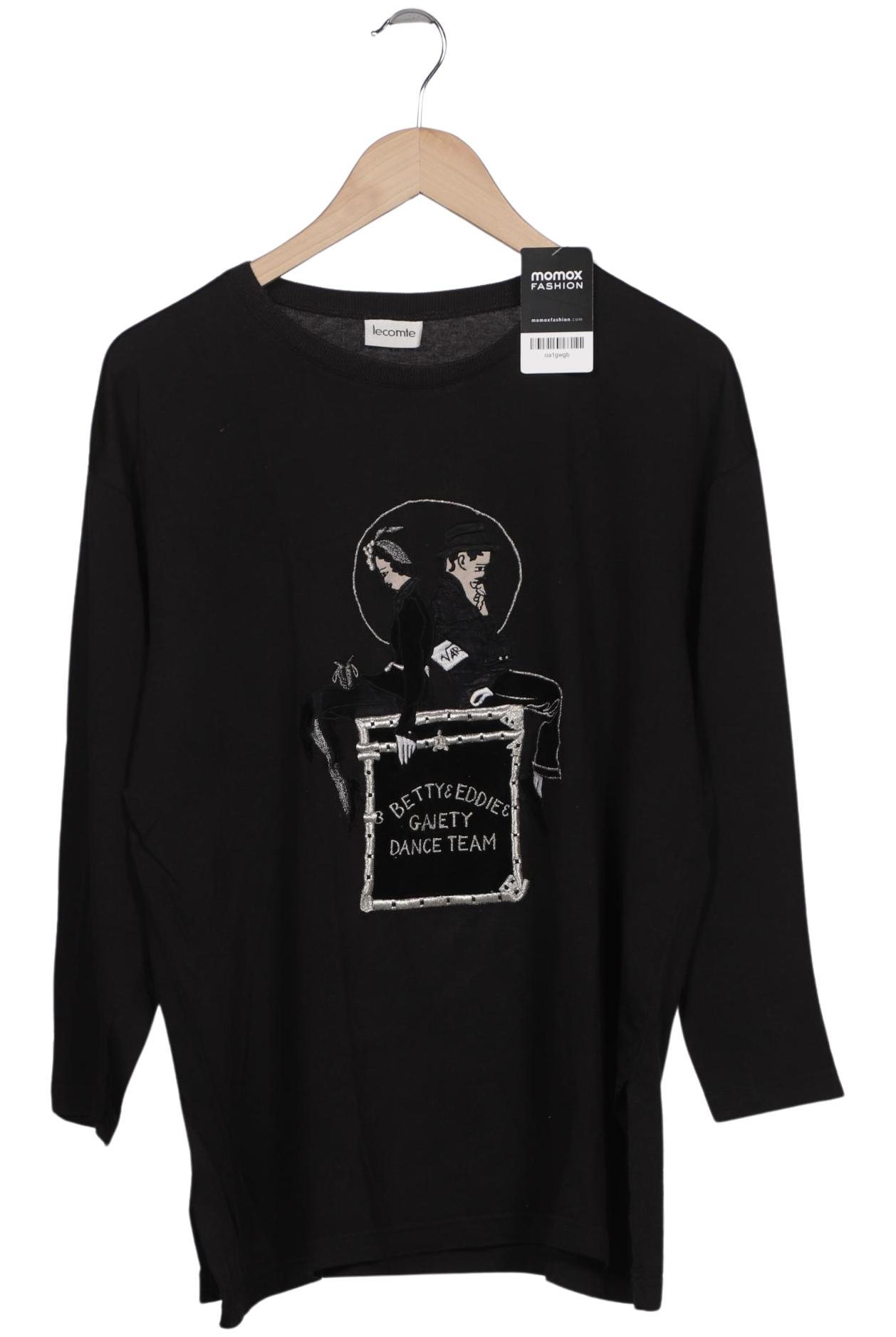 

Lecomte Damen Langarmshirt, schwarz, Gr. 42