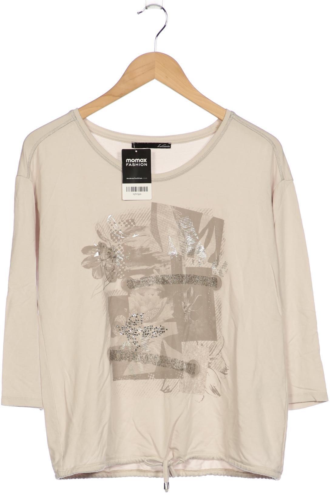 

Lecomte Damen Langarmshirt, cremeweiß, Gr. 38