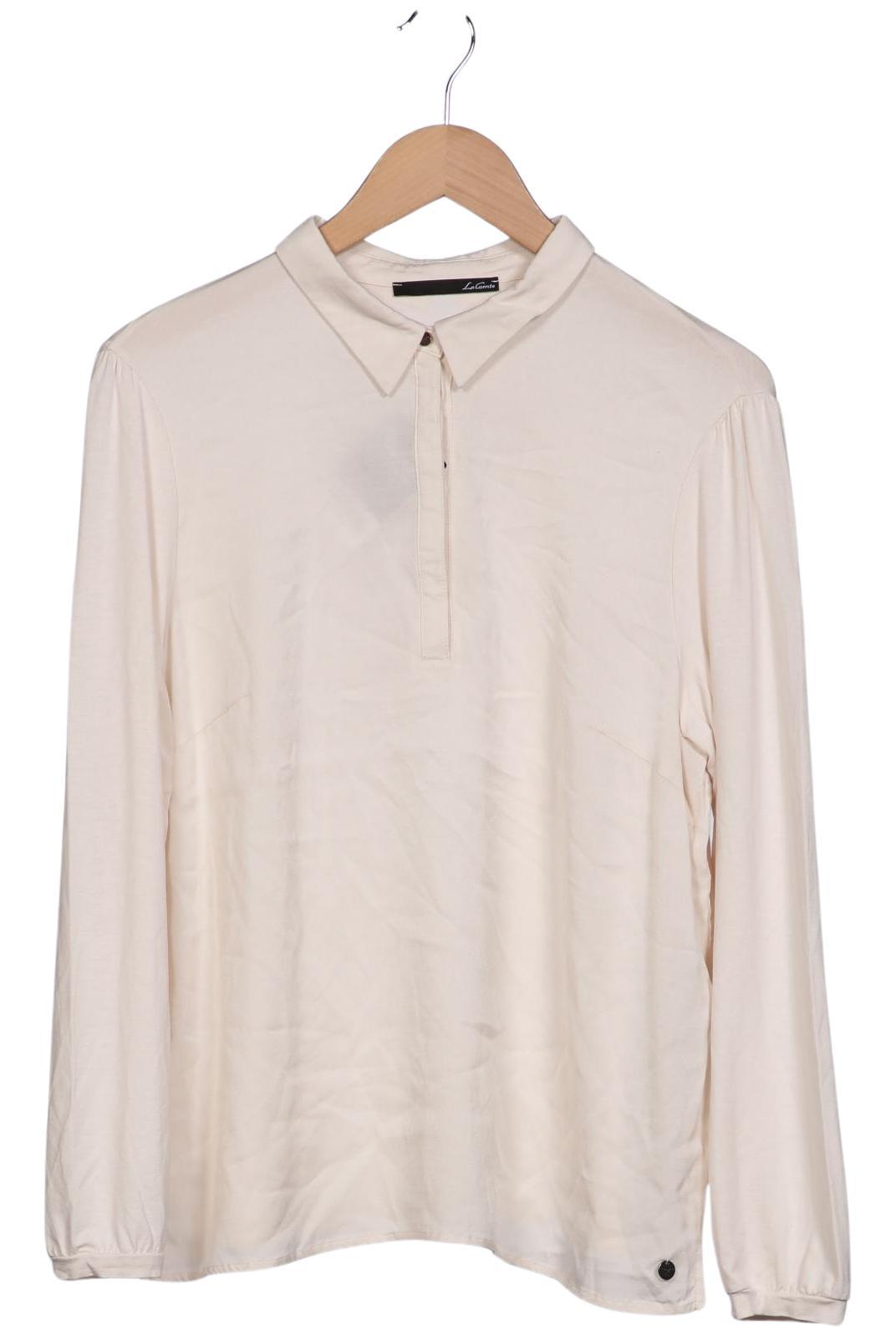 

Lecomte Damen Langarmshirt, cremeweiß, Gr. 44