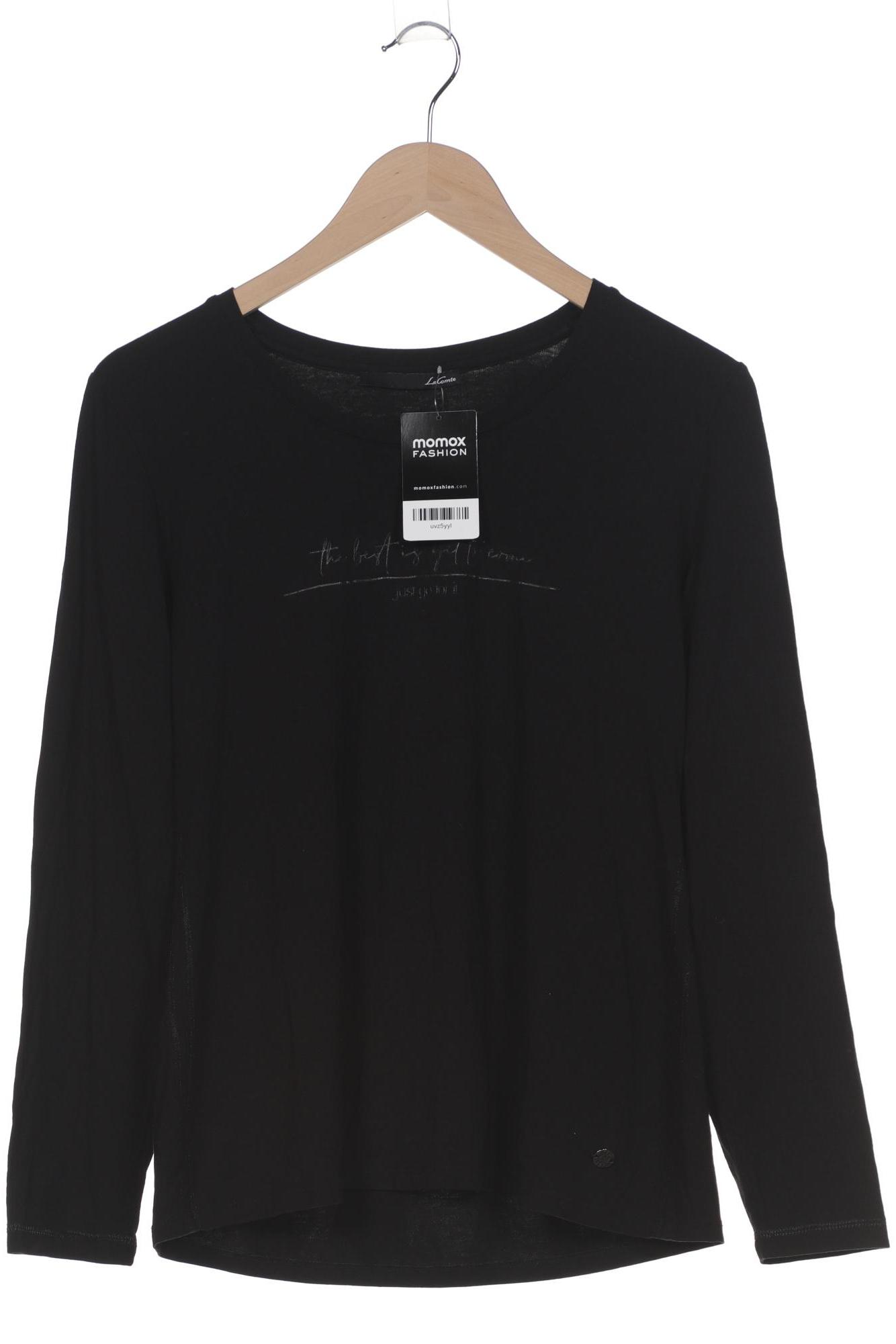 

Lecomte Damen Langarmshirt, schwarz, Gr. 42