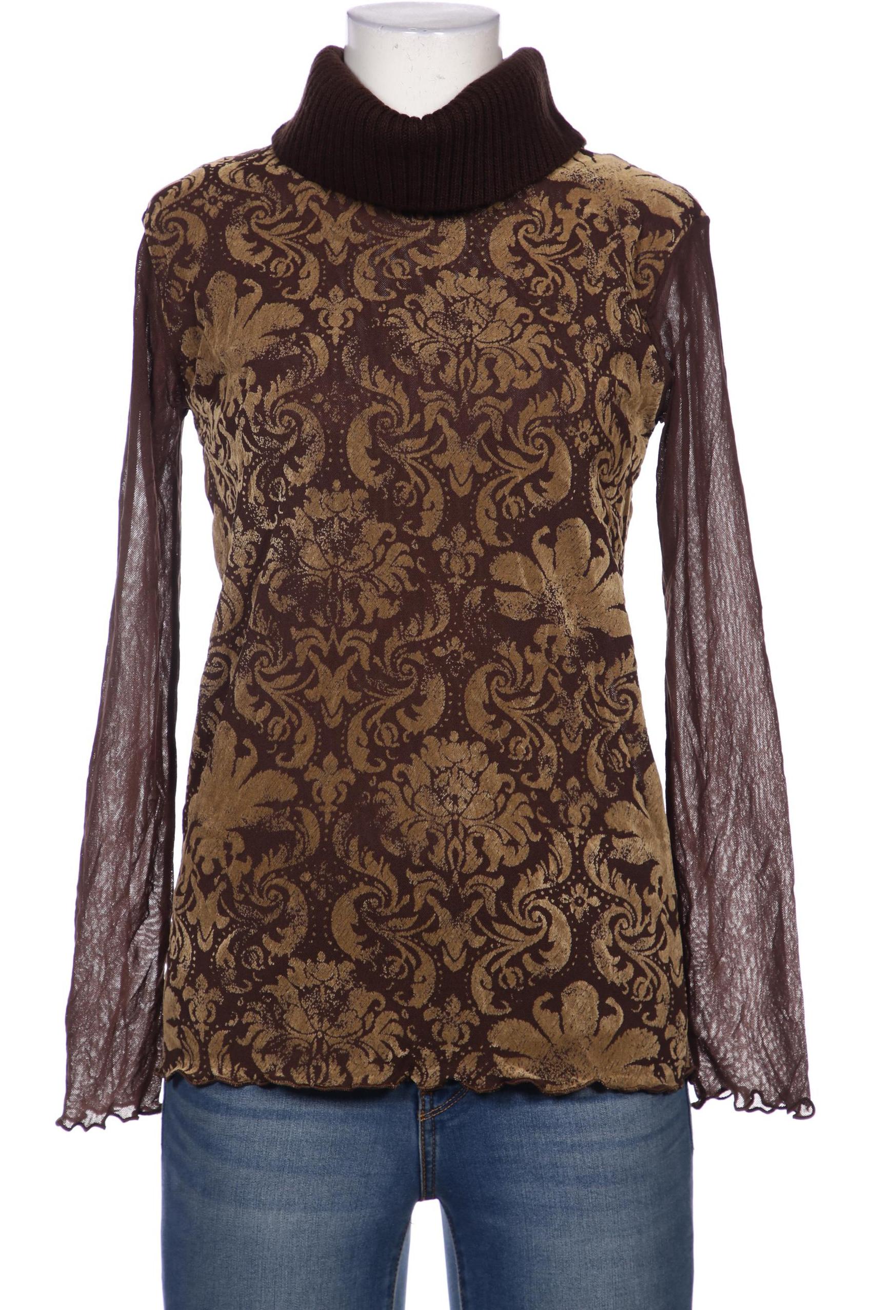 

Lecomte Damen Langarmshirt, braun, Gr. 40