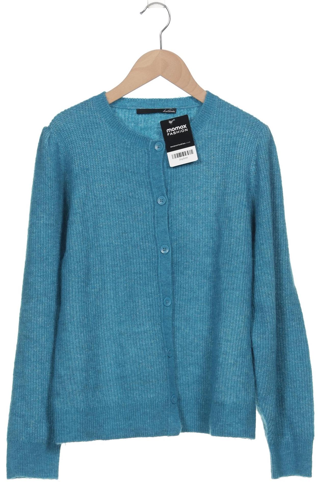 

Lecomte Damen Strickjacke, blau, Gr. 38