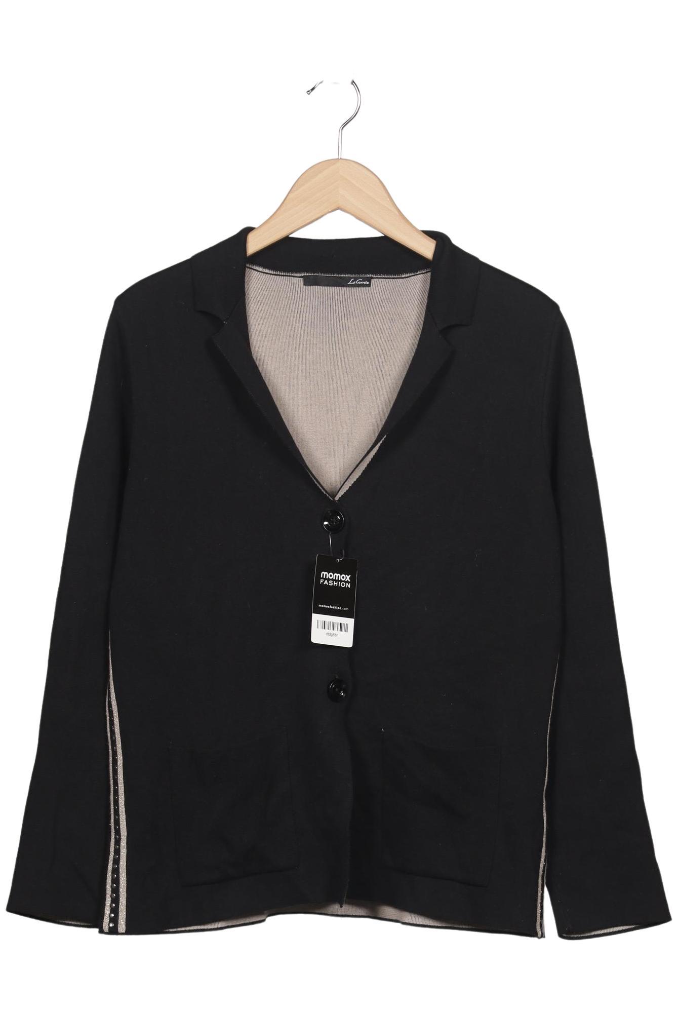 

Lecomte Damen Strickjacke, schwarz, Gr. 40