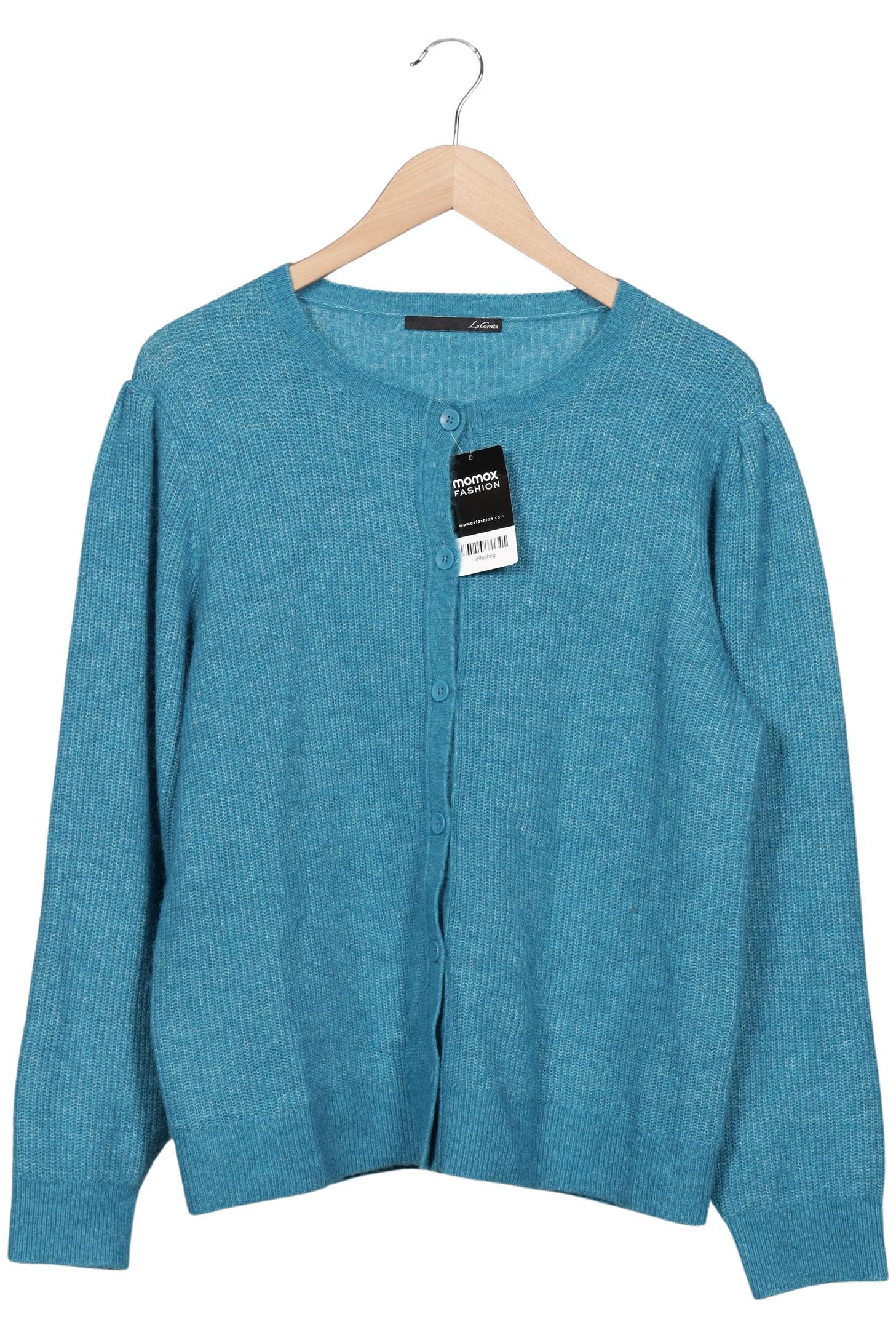 

Lecomte Damen Strickjacke, blau, Gr. 44