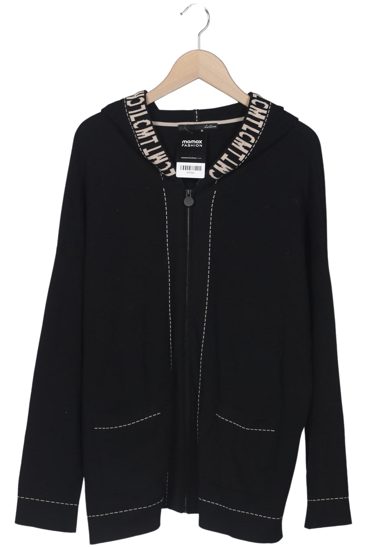 

Lecomte Damen Strickjacke, schwarz, Gr. 46