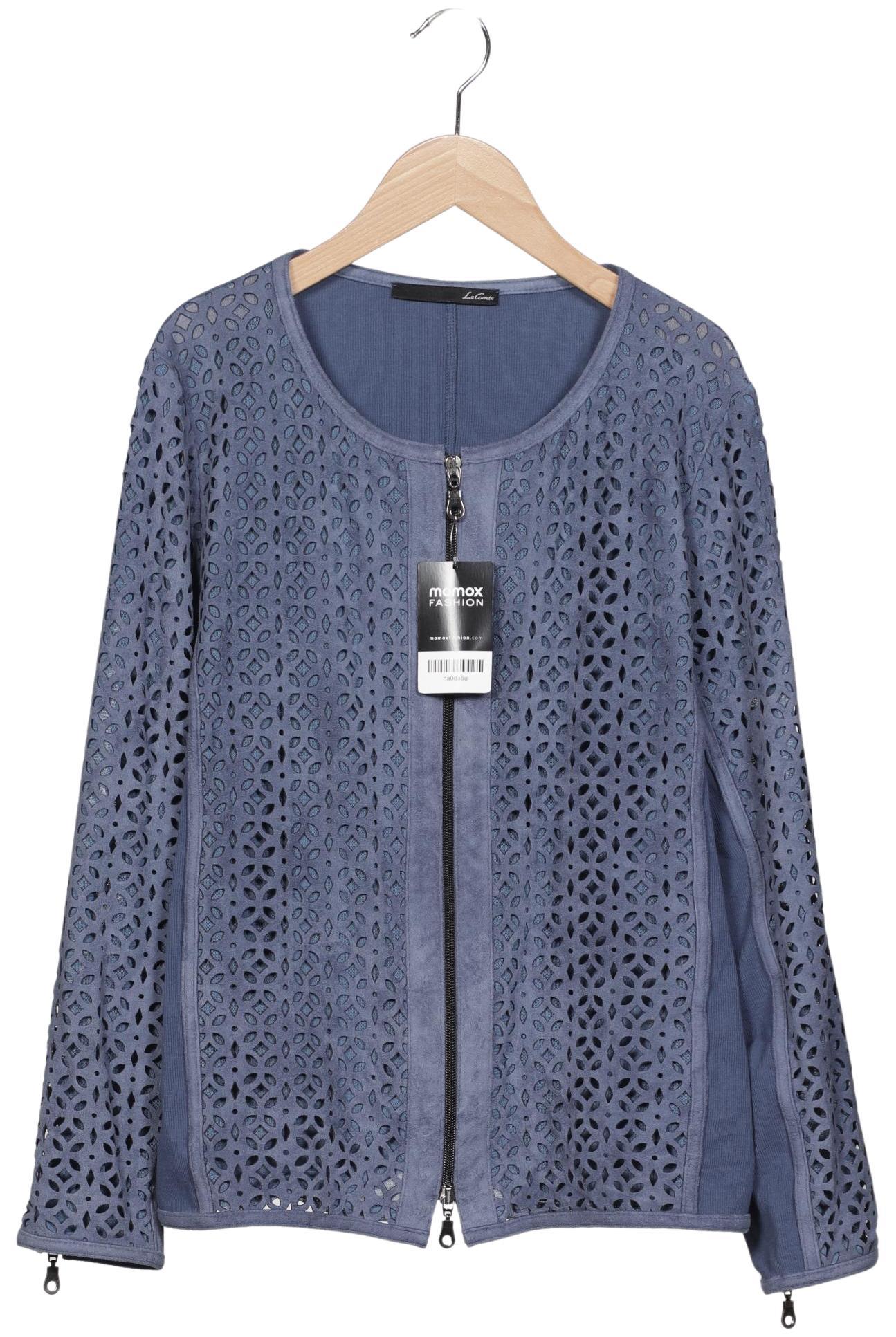 

Lecomte Damen Strickjacke, blau, Gr. 44
