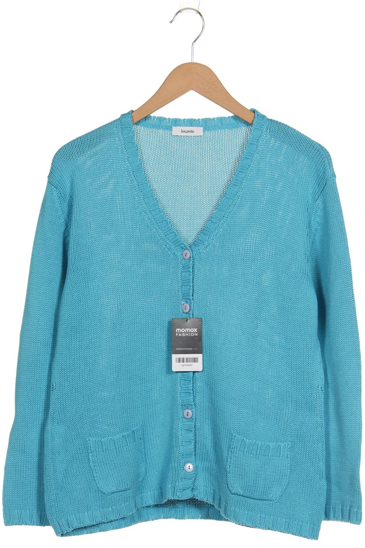 

Lecomte Damen Strickjacke, blau, Gr. 42